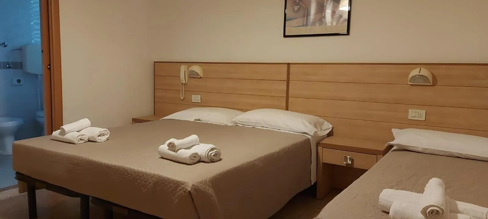 Bed in Hotel Brezza