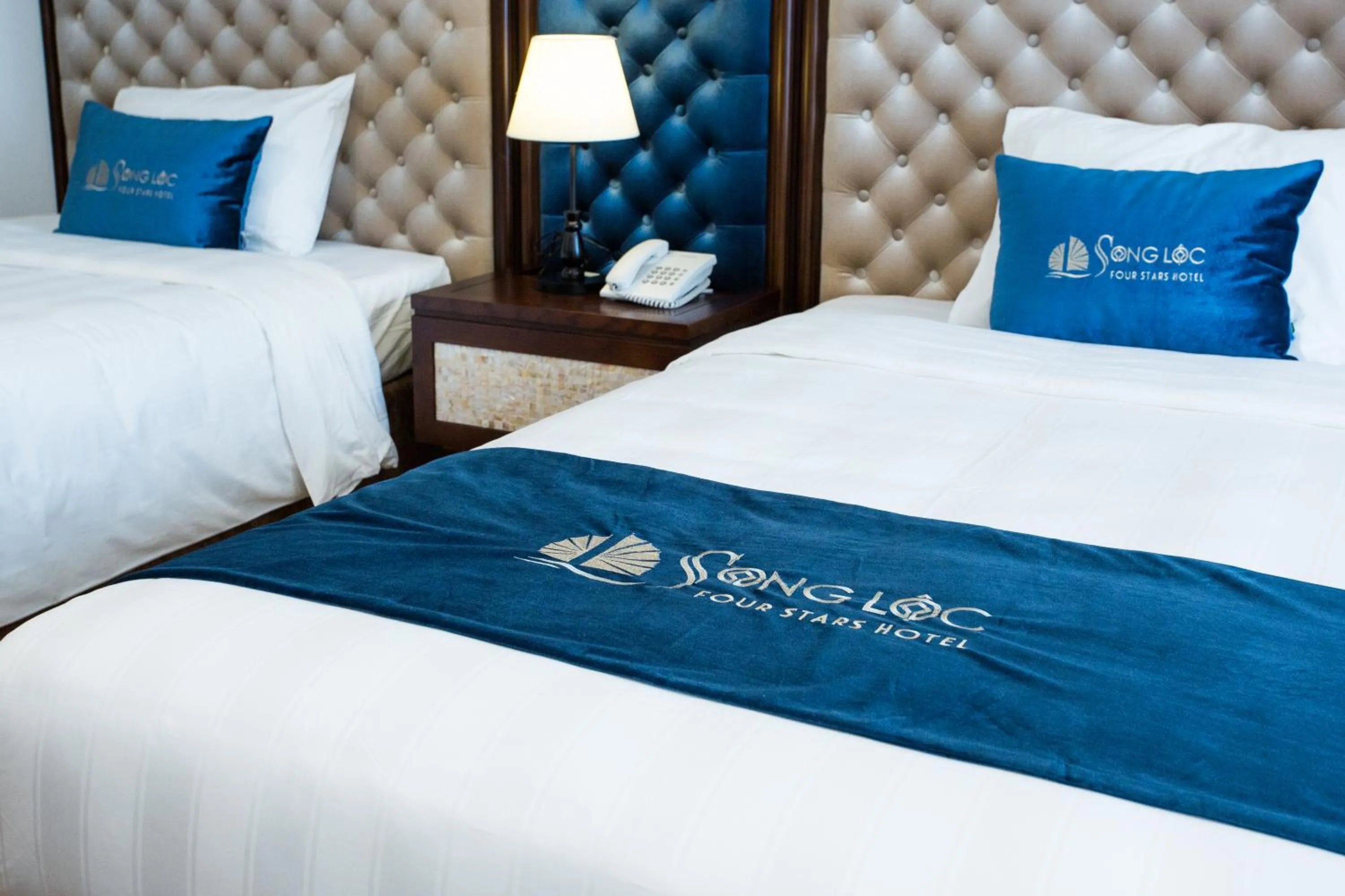 Bedroom, Bed in Song Loc Luxury Hotel