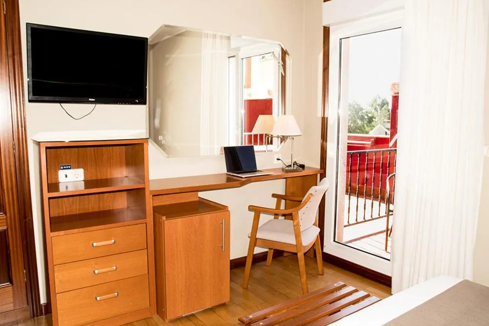 Seating area in Hotel A Queimada