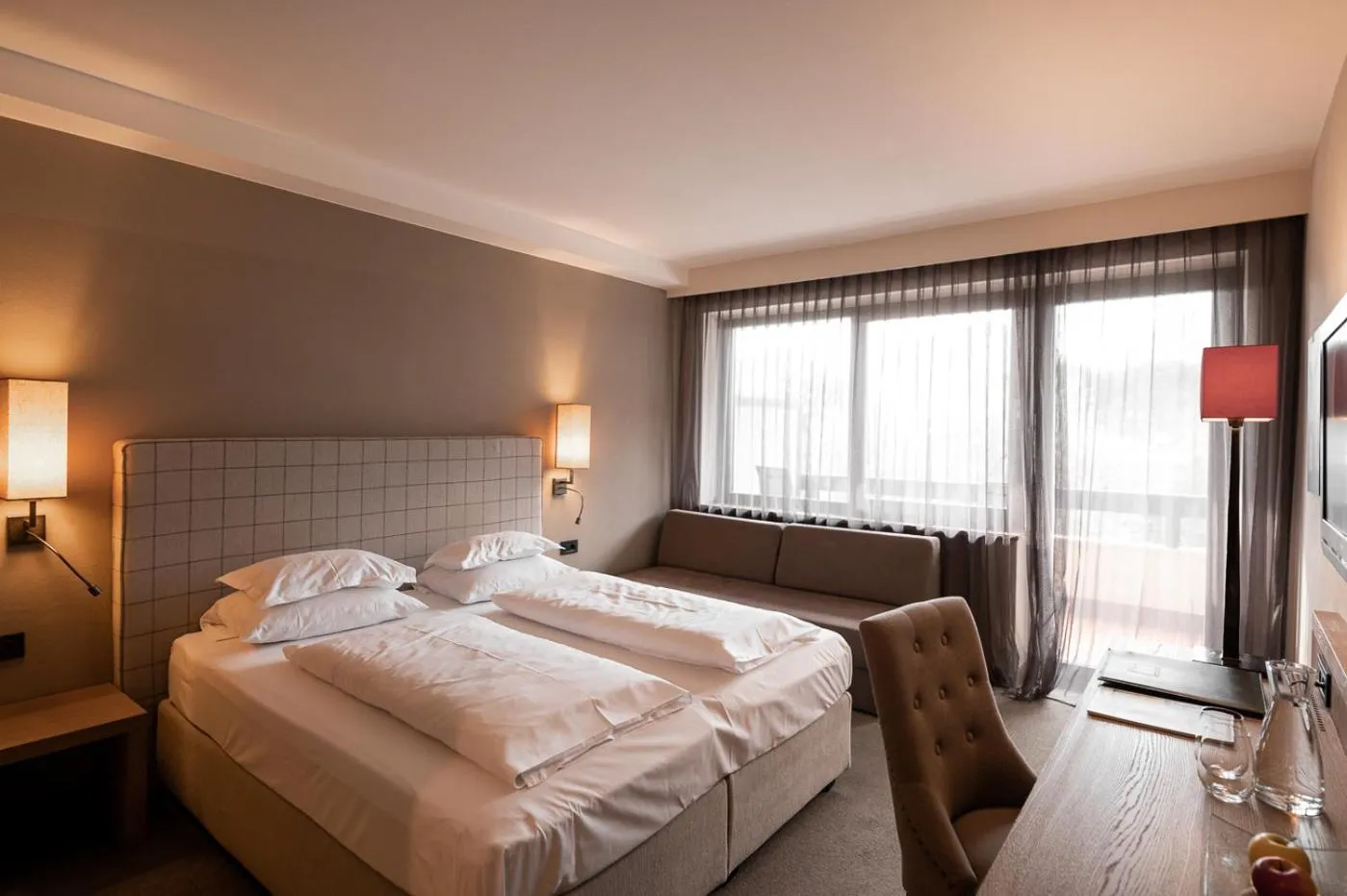 Bed in Hotel Pollinger