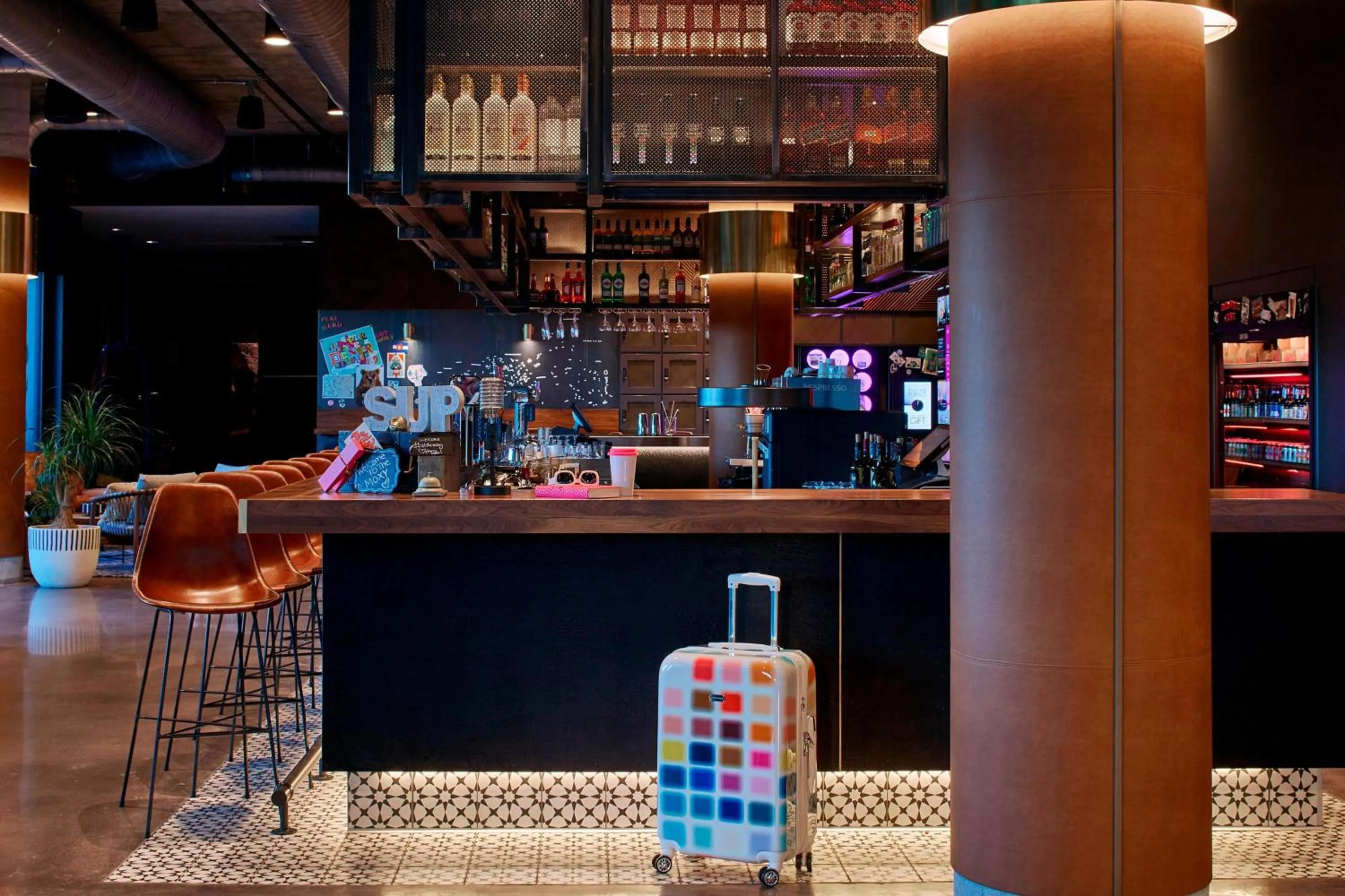 Lobby or reception in MOXY Denver Cherry Creek