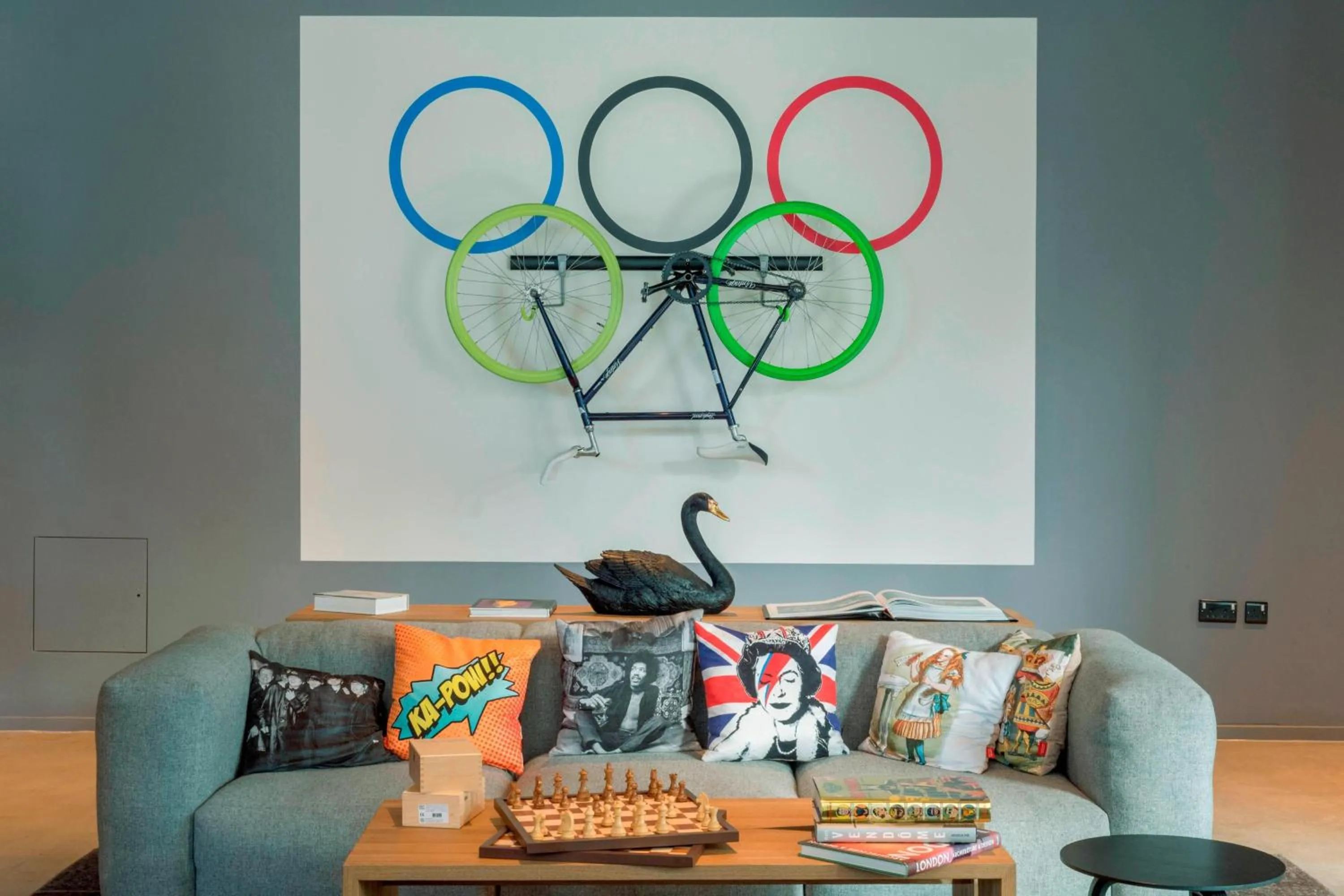 Lobby or reception in Moxy London Stratford