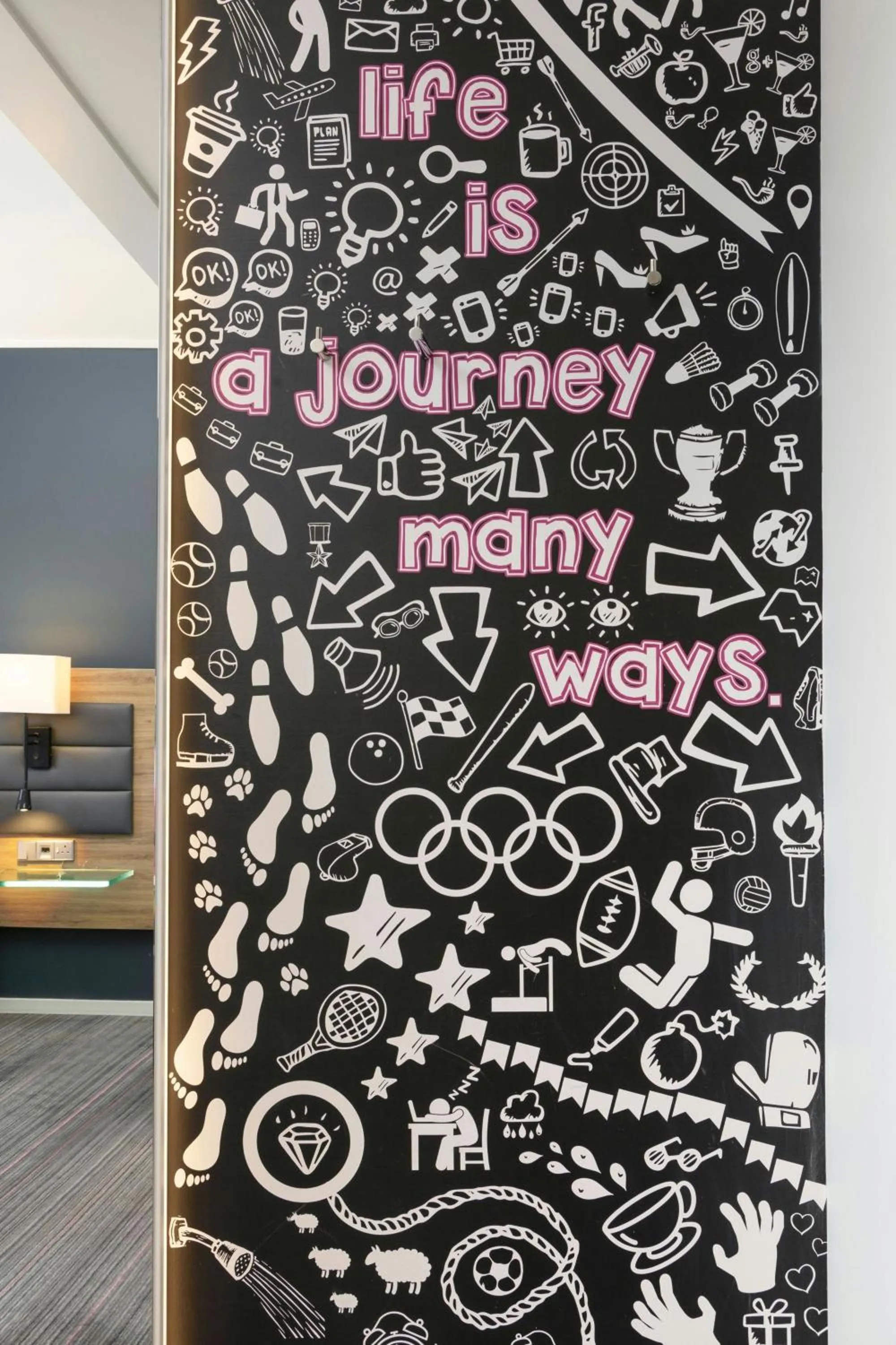 Photo of the whole room in Moxy London Stratford