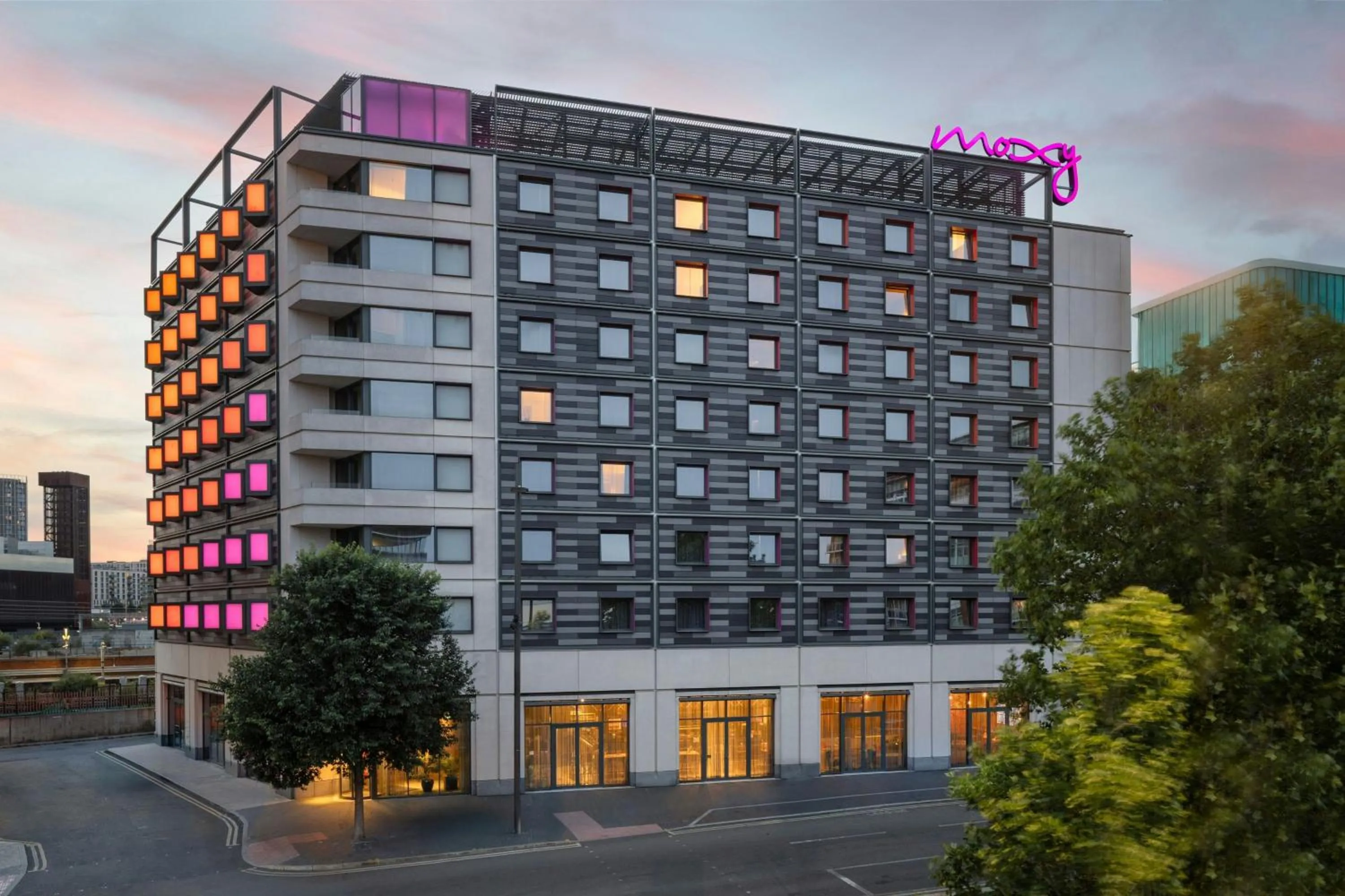 Property building in Moxy London Stratford