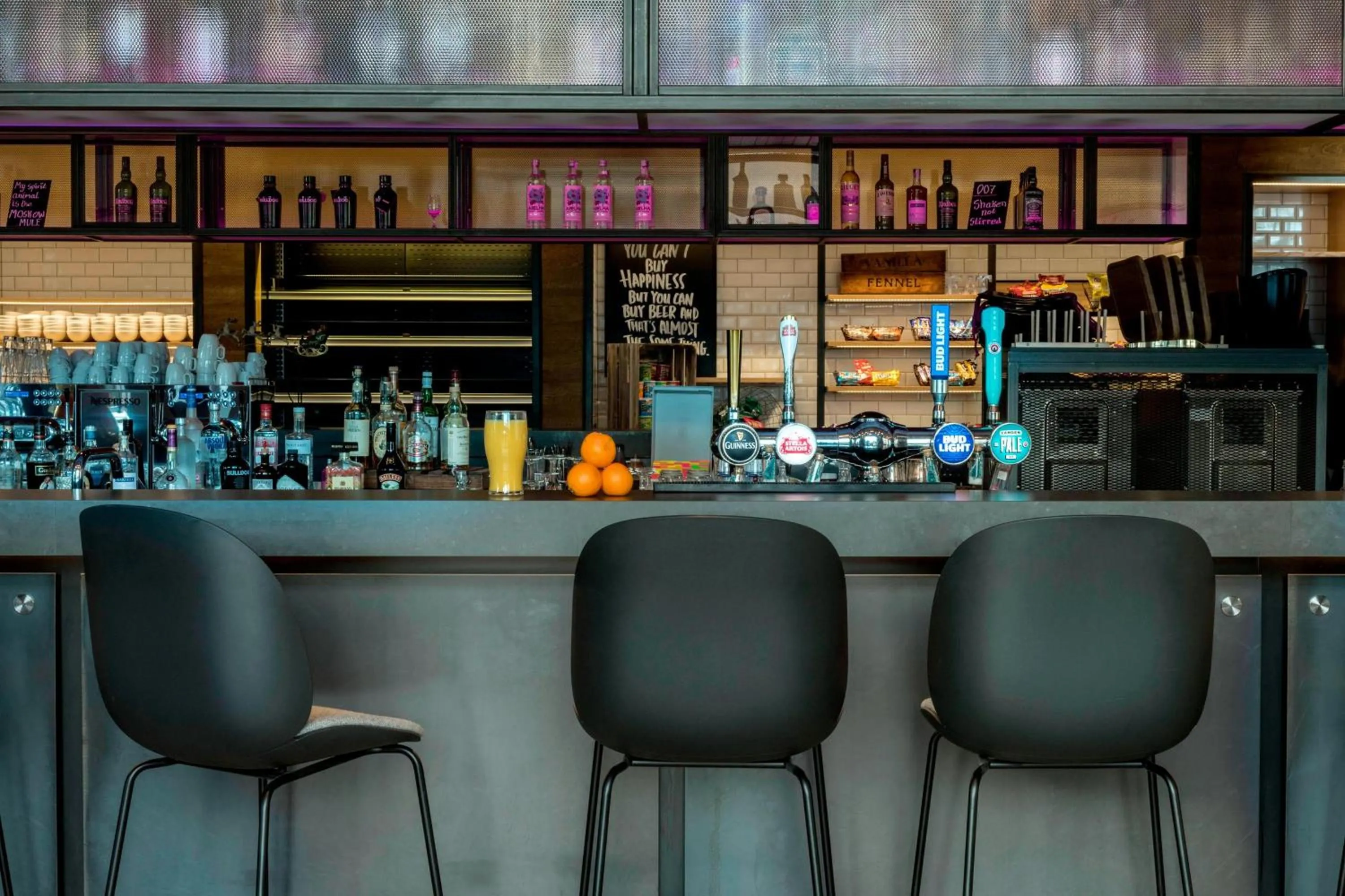 Lobby or reception in Moxy London Stratford