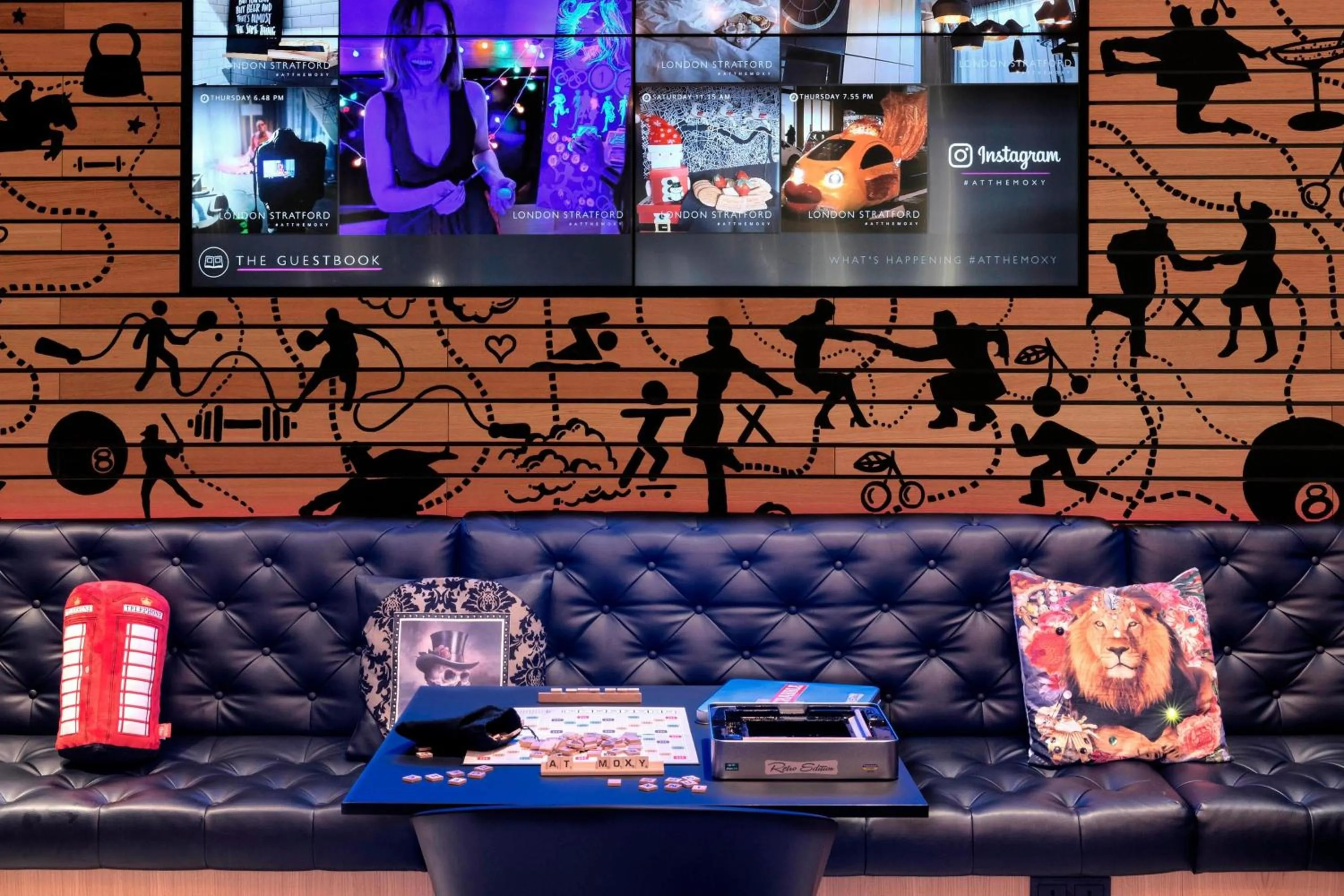 Lobby or reception in Moxy London Stratford