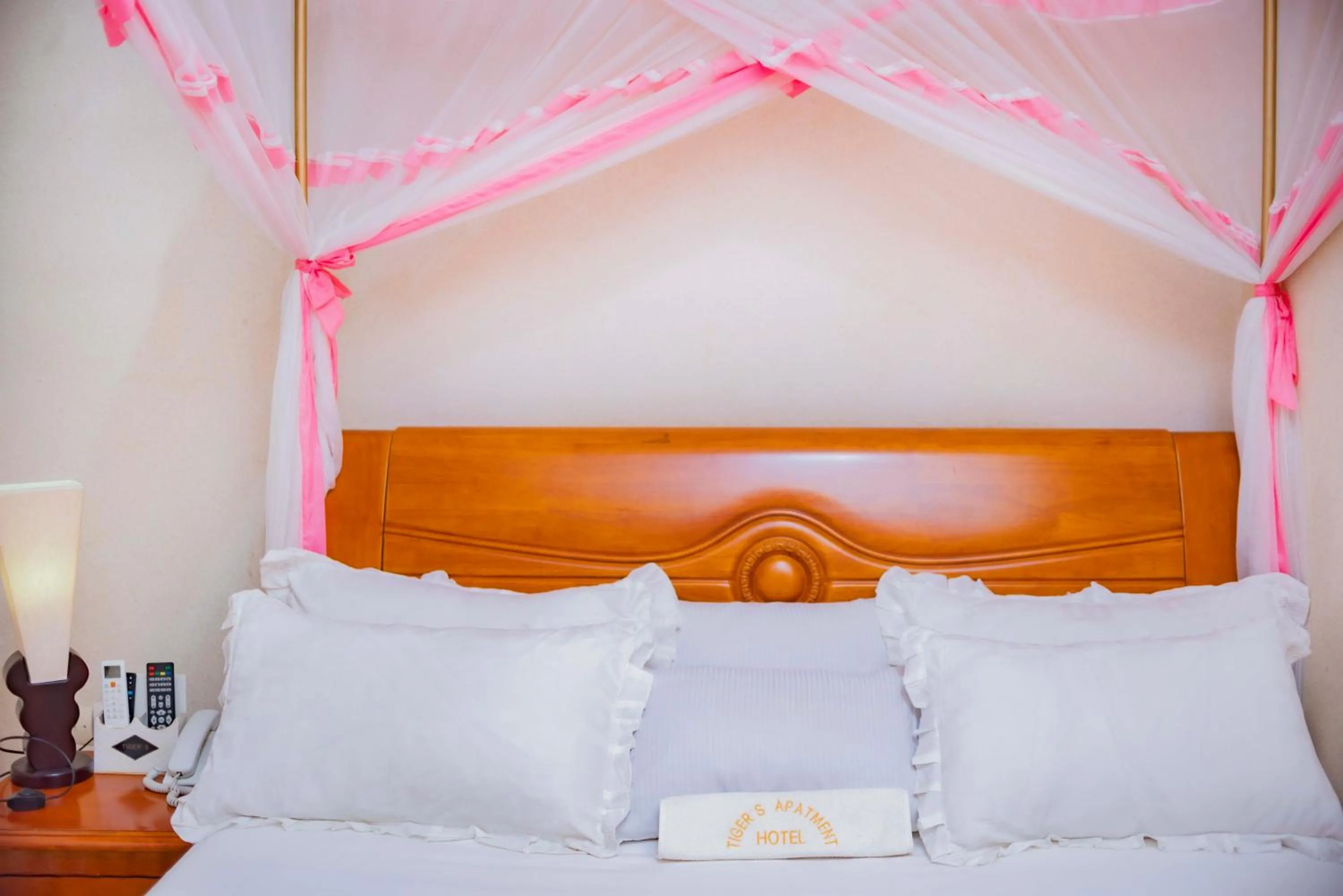 Bed in Tigers's apartment Hotel