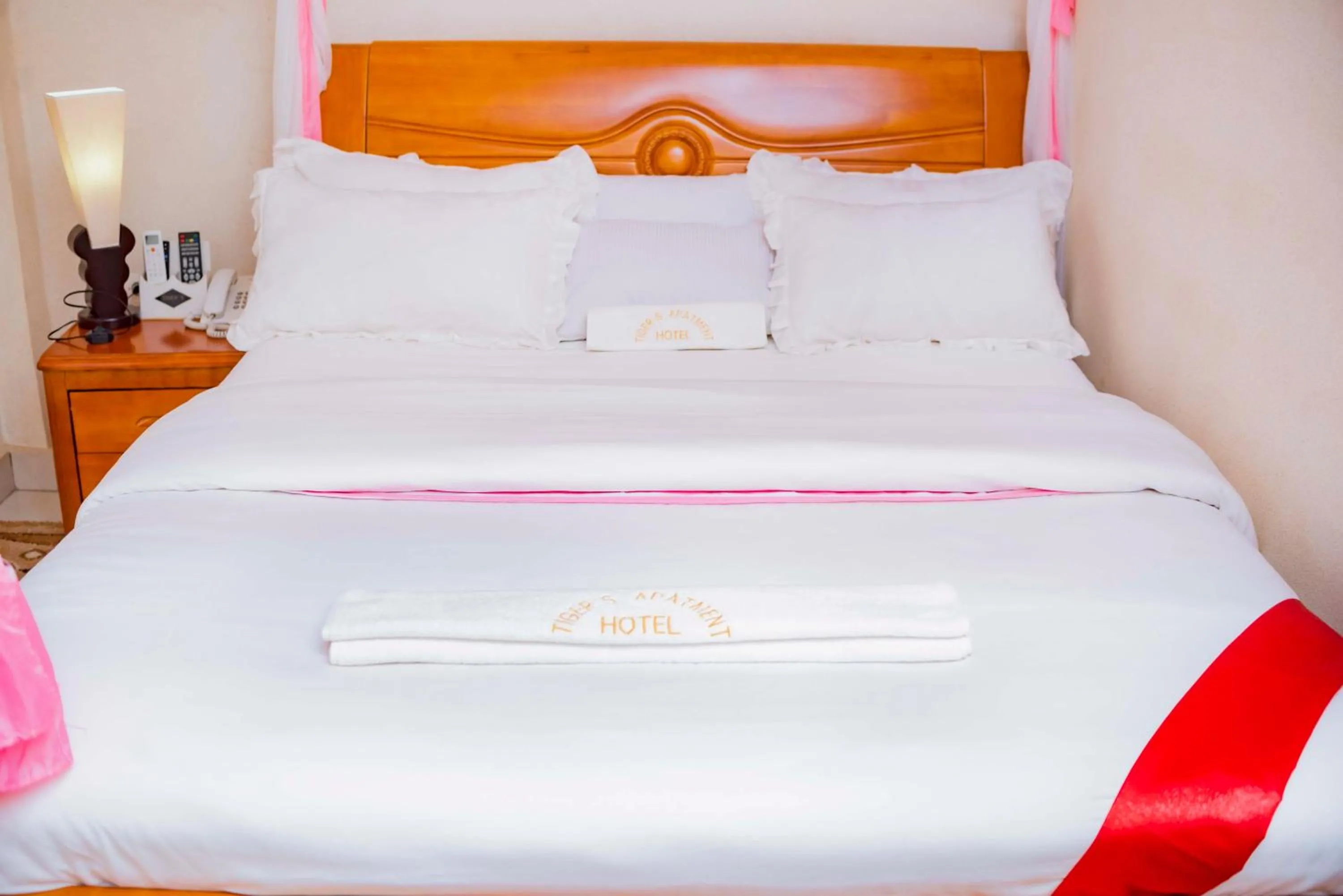 Bed in Tigers's apartment Hotel