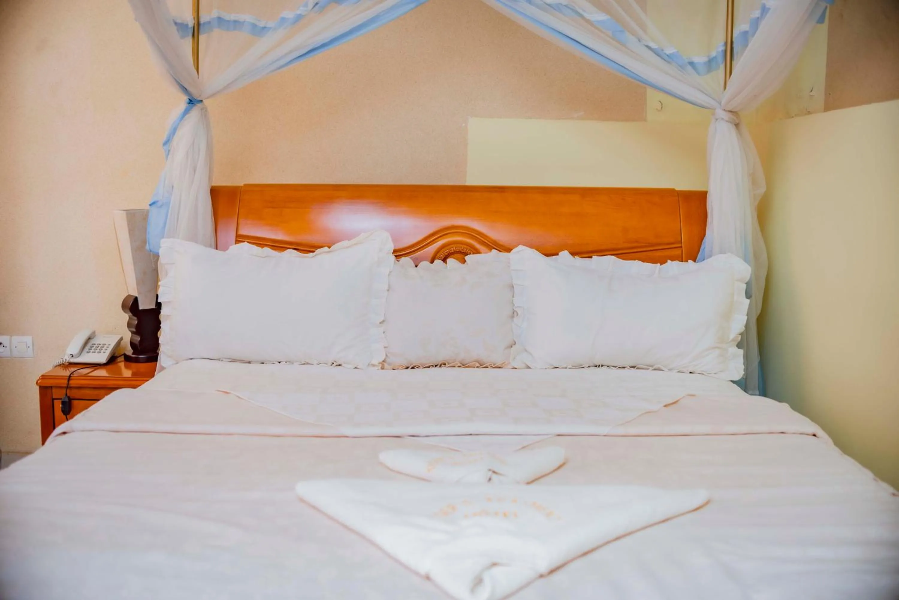 Bed in Tigers's apartment Hotel
