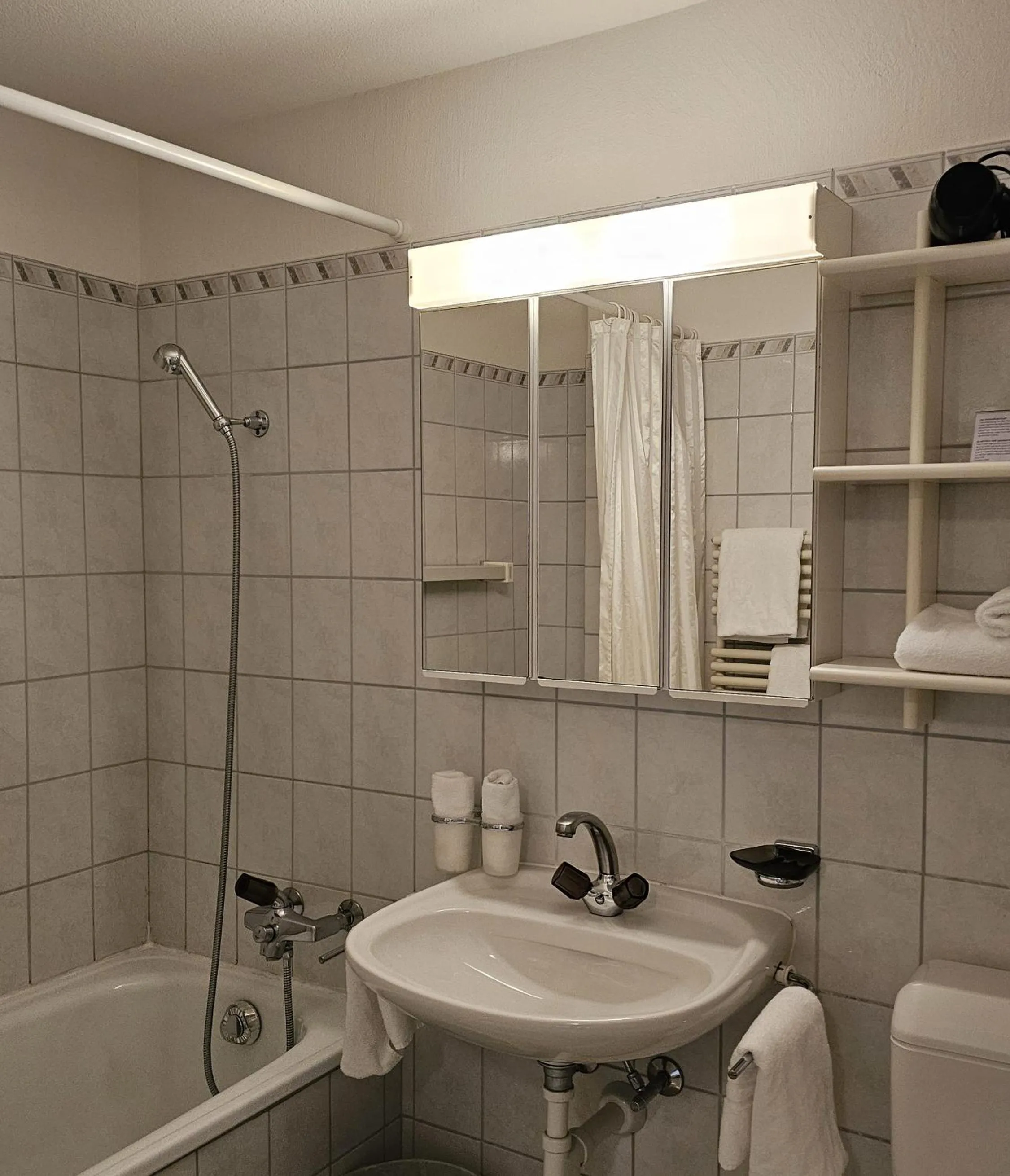 Shower in Aparthotel Muchetta