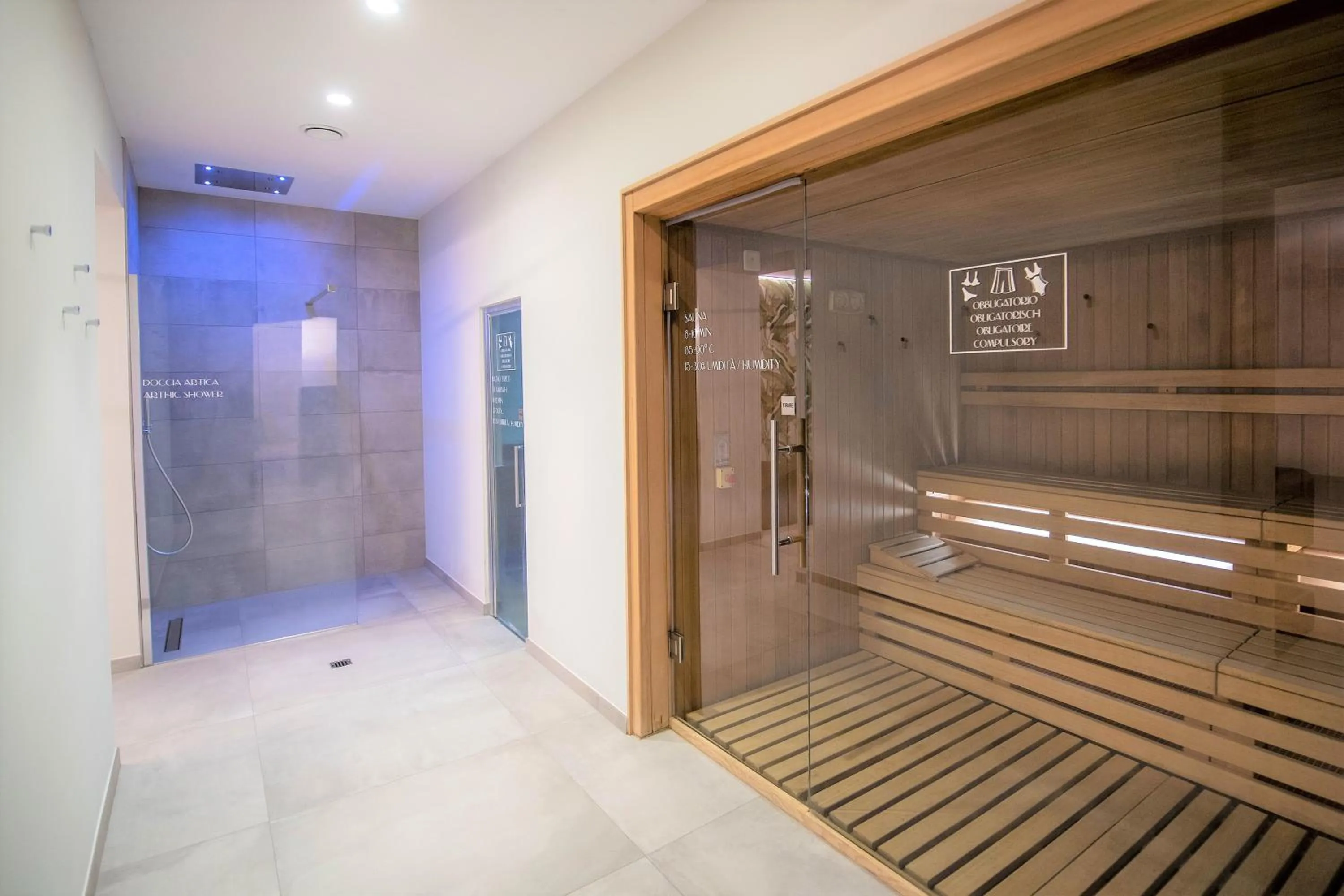 Spa and wellness centre/facilities in Hotel Internazionale Bellinzona