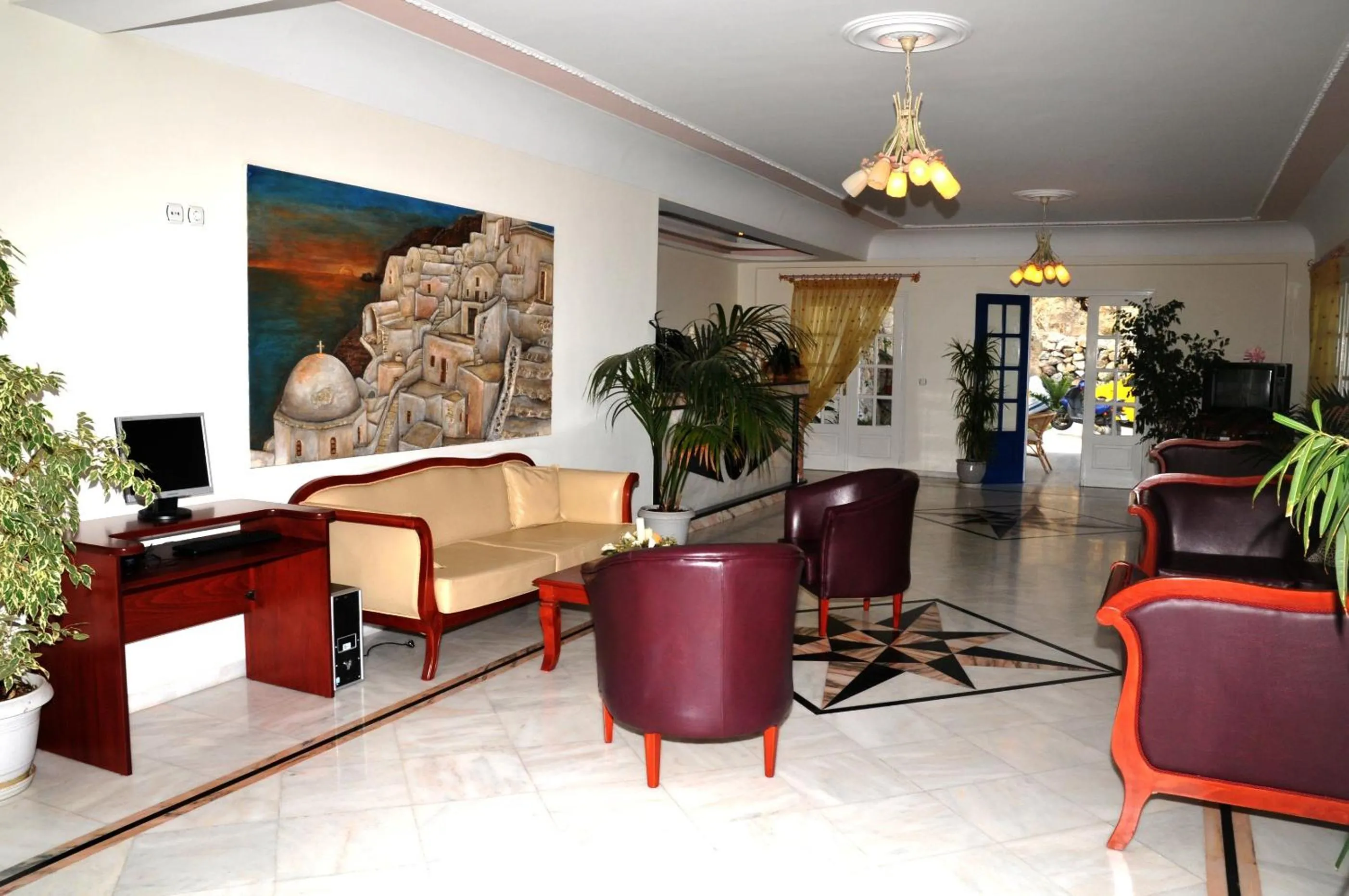 Living room in Aegean View Hotel