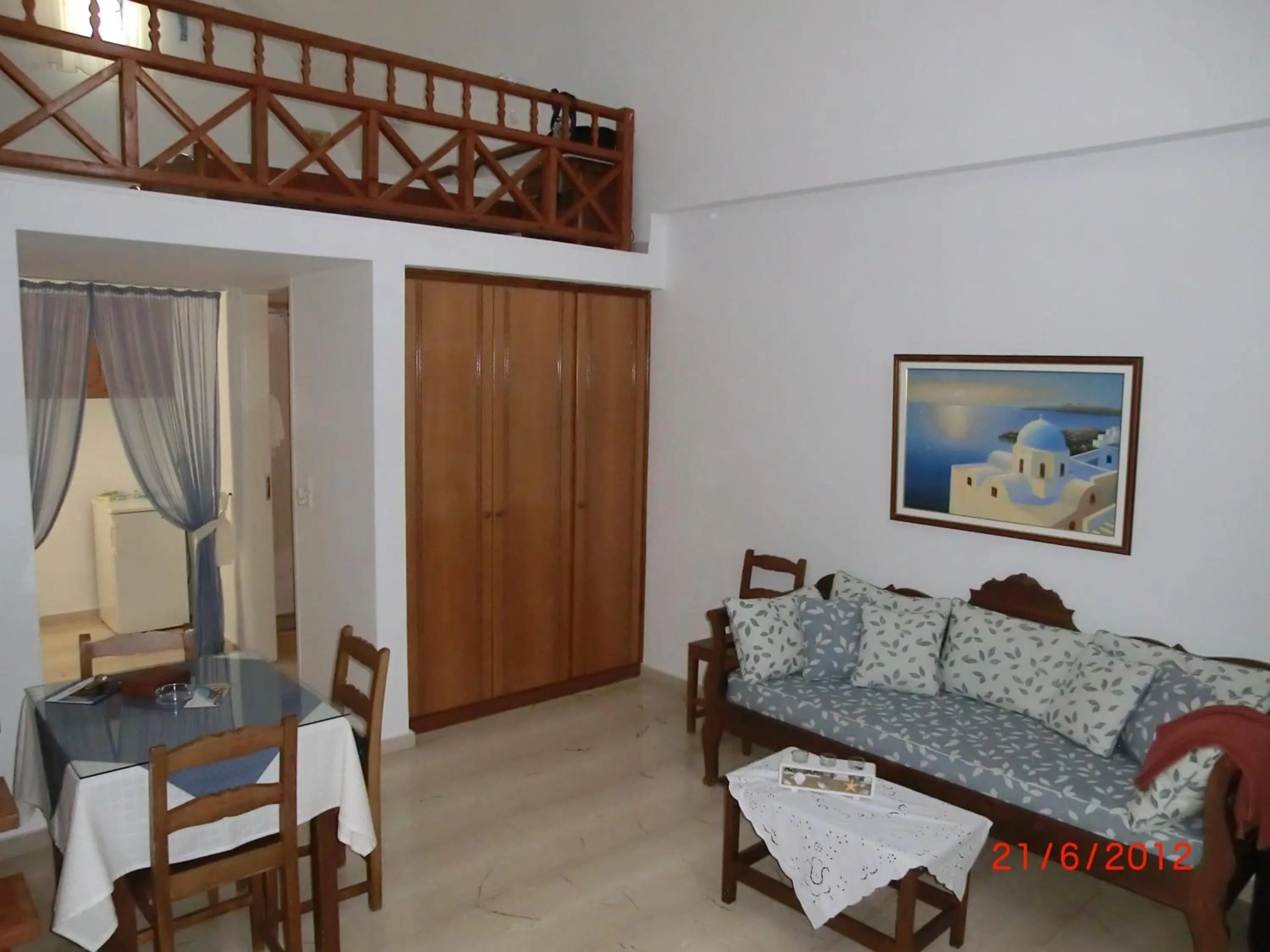 Living room, Bed in Aegean View Hotel