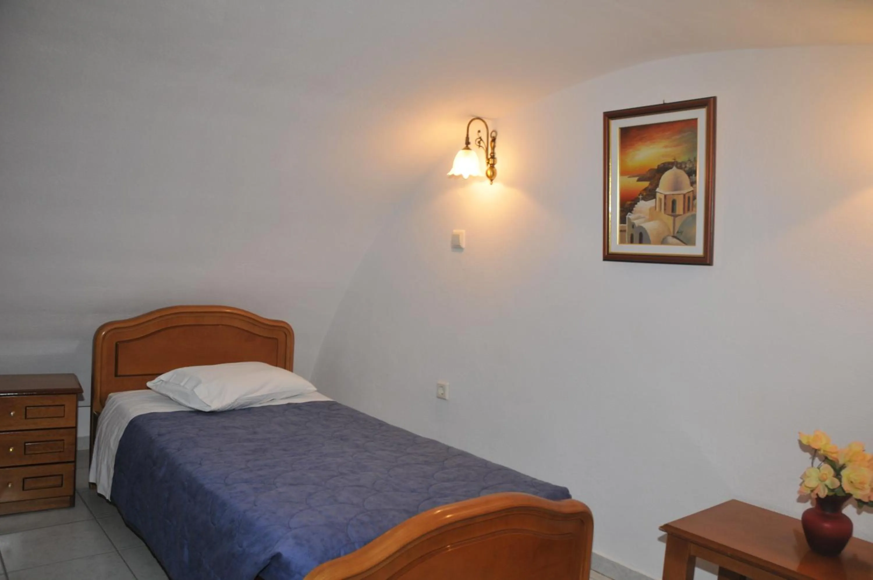 Bed in Aegean View Hotel