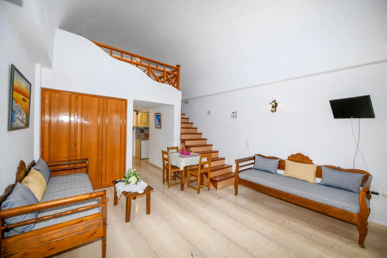 Seating area in Aegean View Hotel