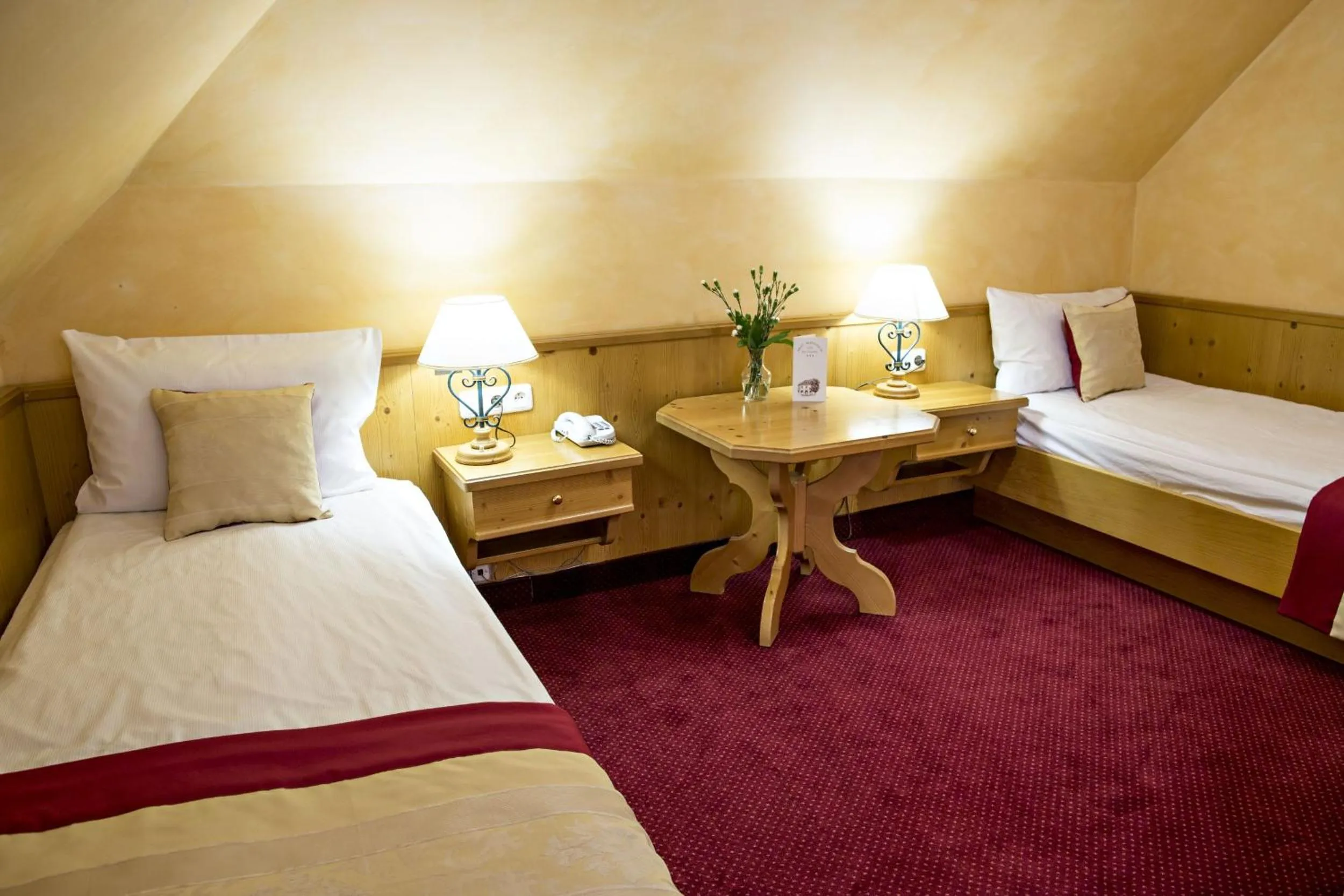 Bed in Hotel Pod Ciżemką