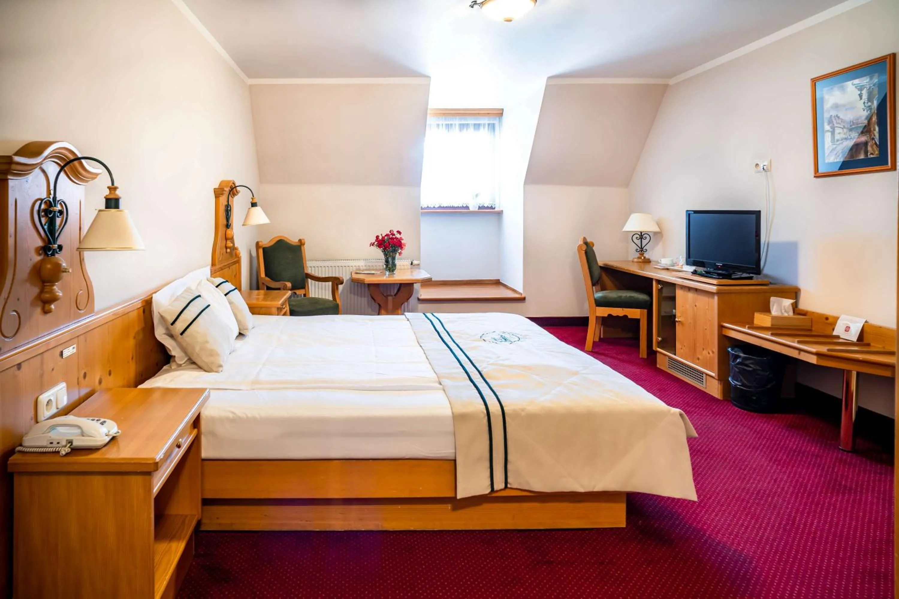 Bed in Hotel Pod Ciżemką