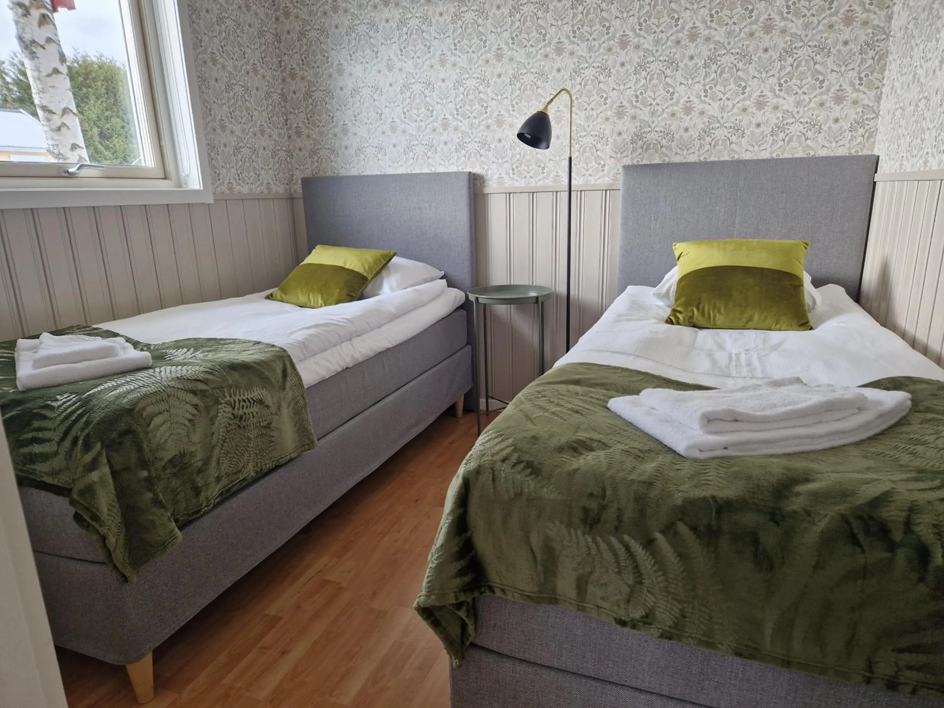 Bedroom, Bed in Toftastrand Hotell