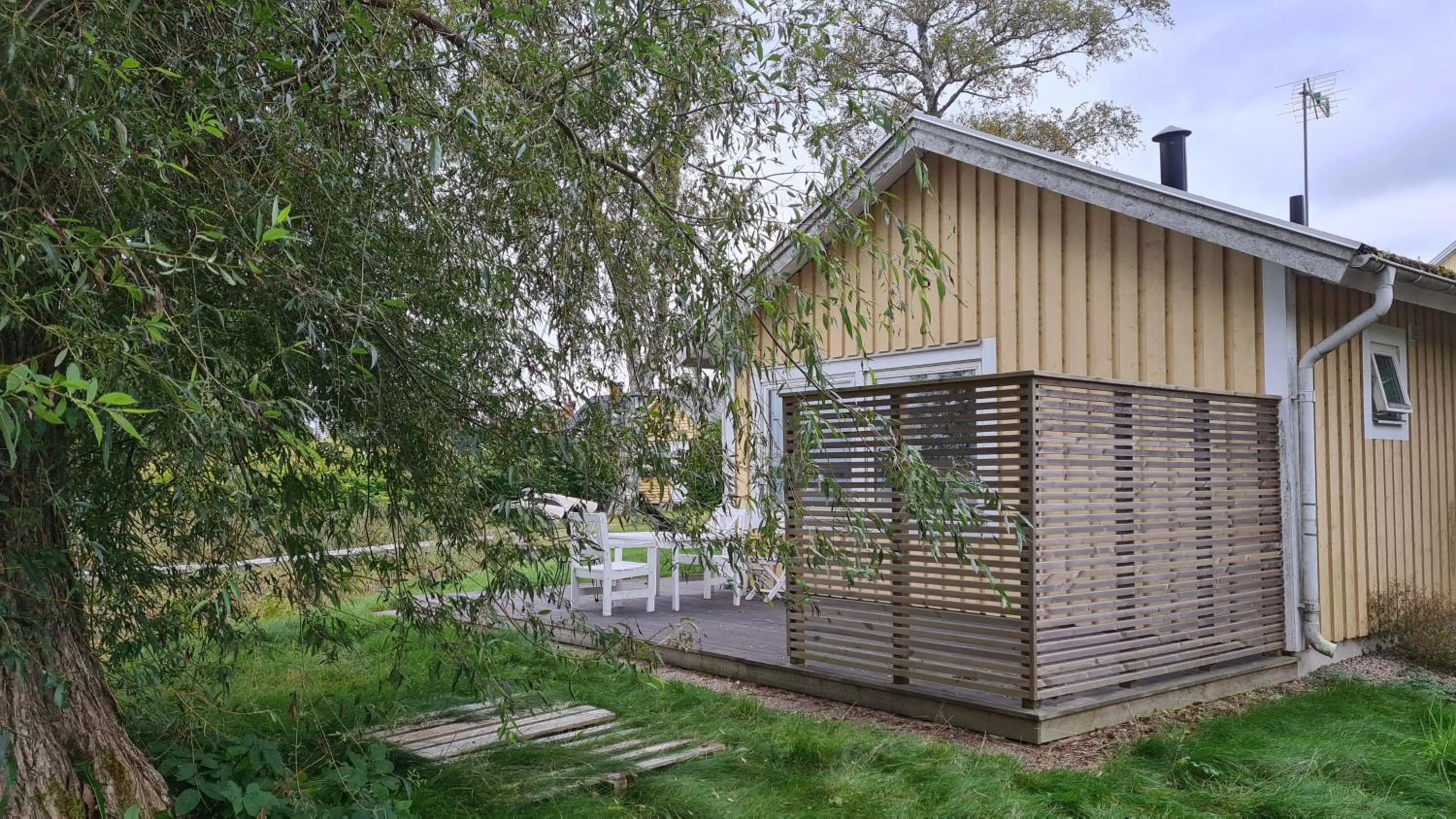 Patio in Toftastrand Hotell