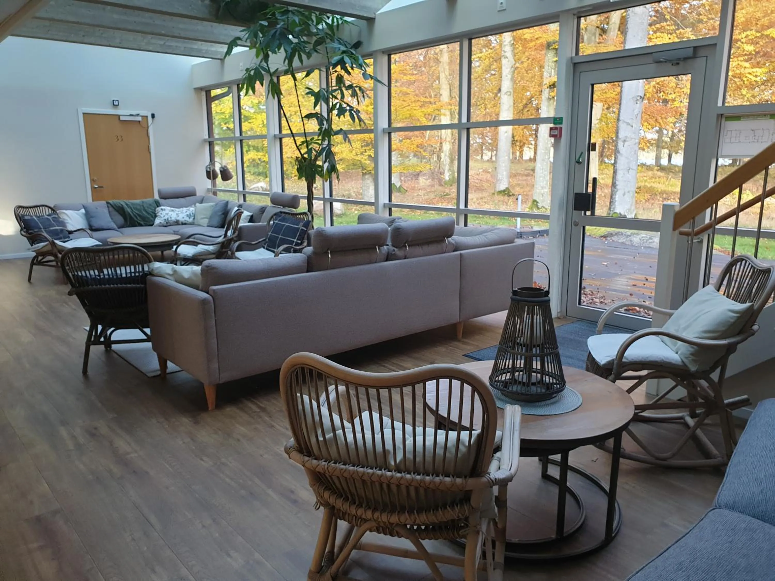 Seating area in Toftastrand Hotell