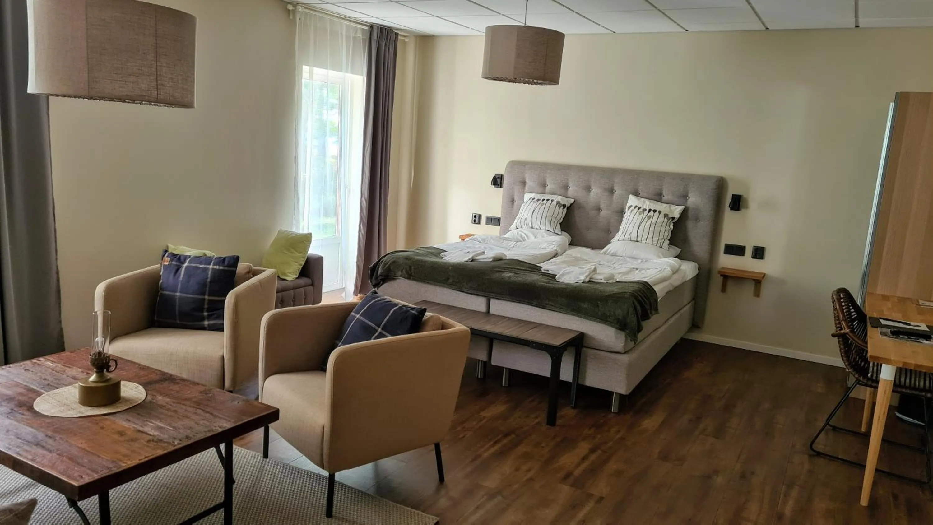 Bed in Toftastrand Hotell