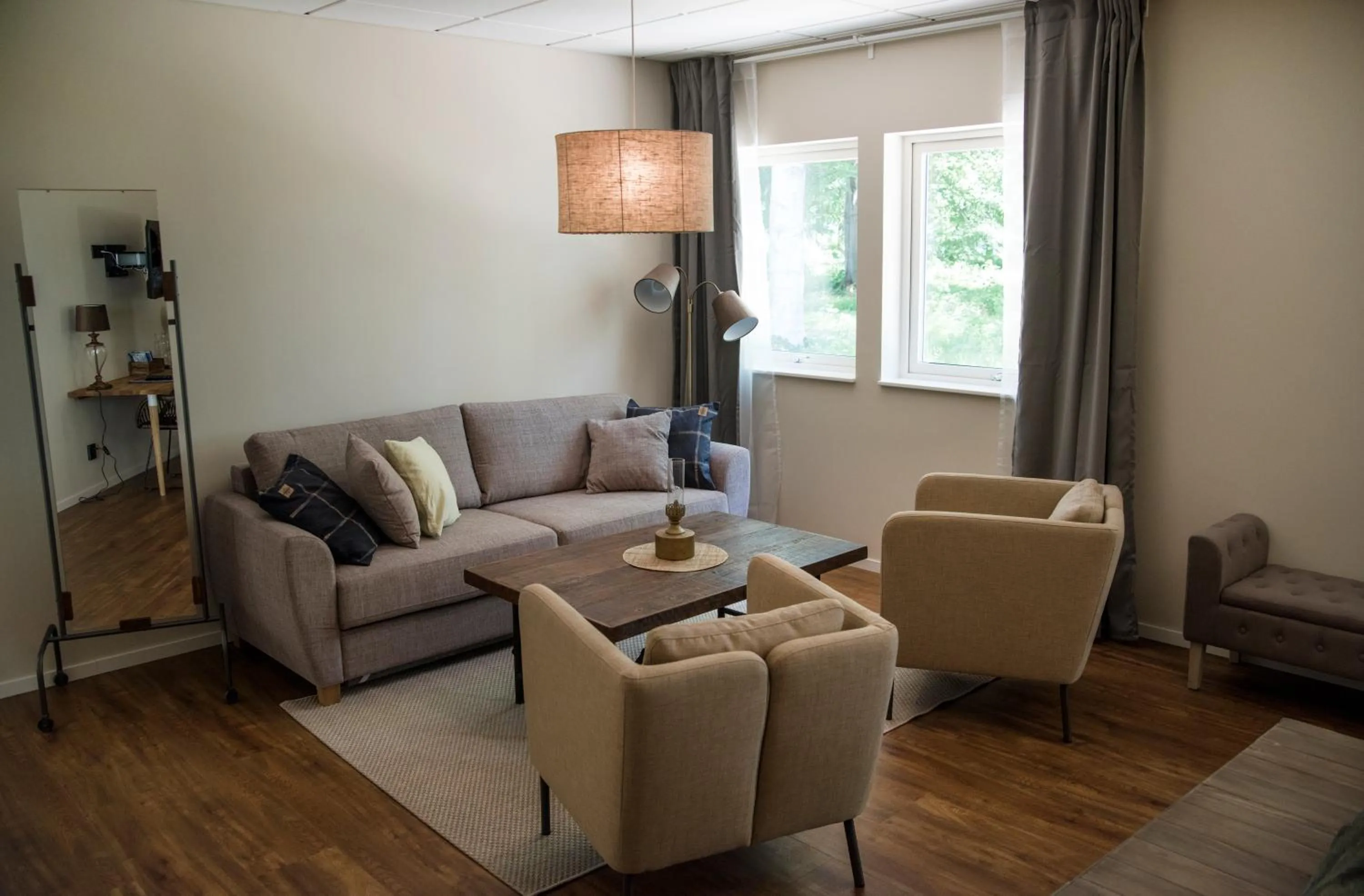 Seating area in Toftastrand Hotell