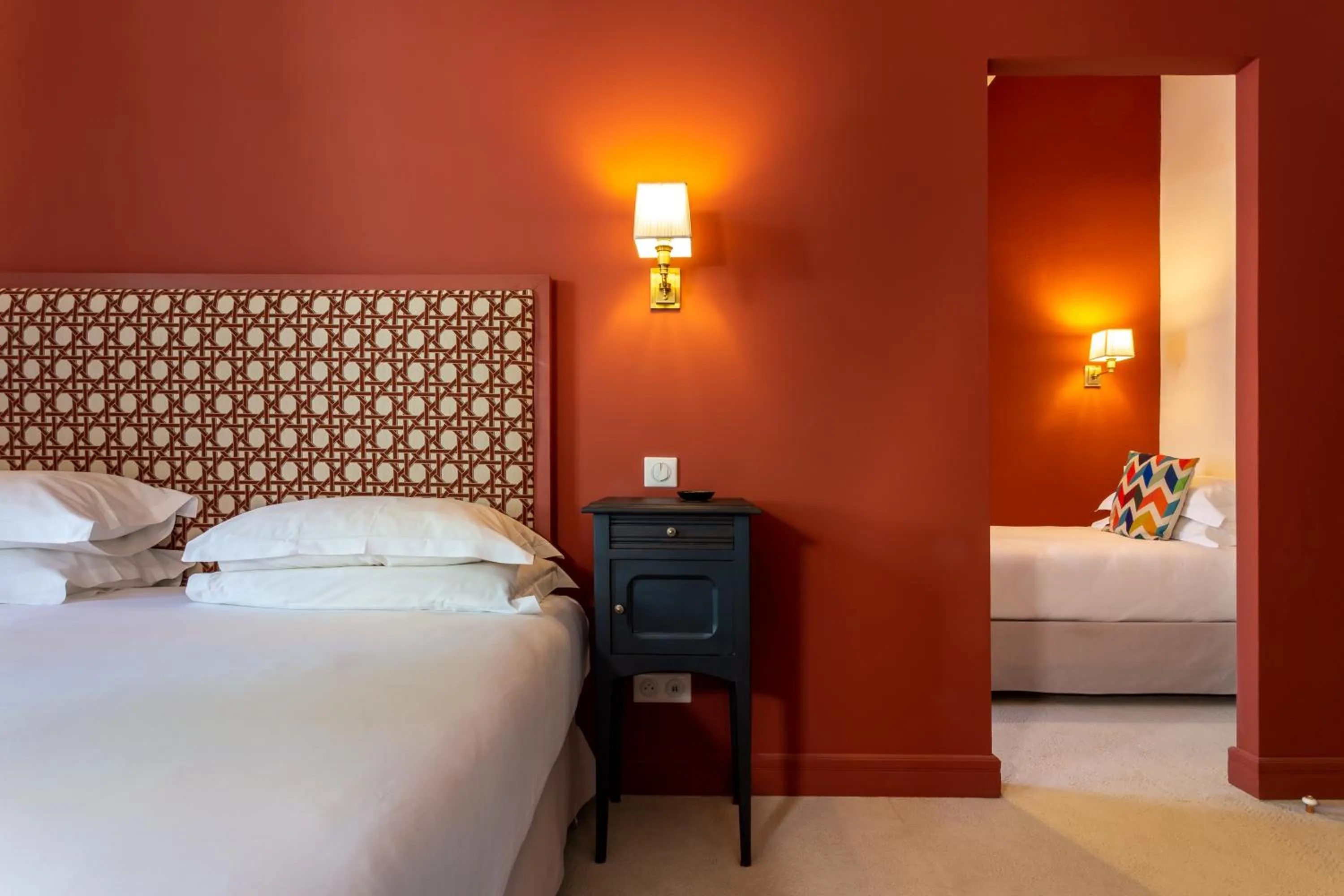 Bedroom, Bed in Hôtel Le Relais de Poste Arles Centre Historique