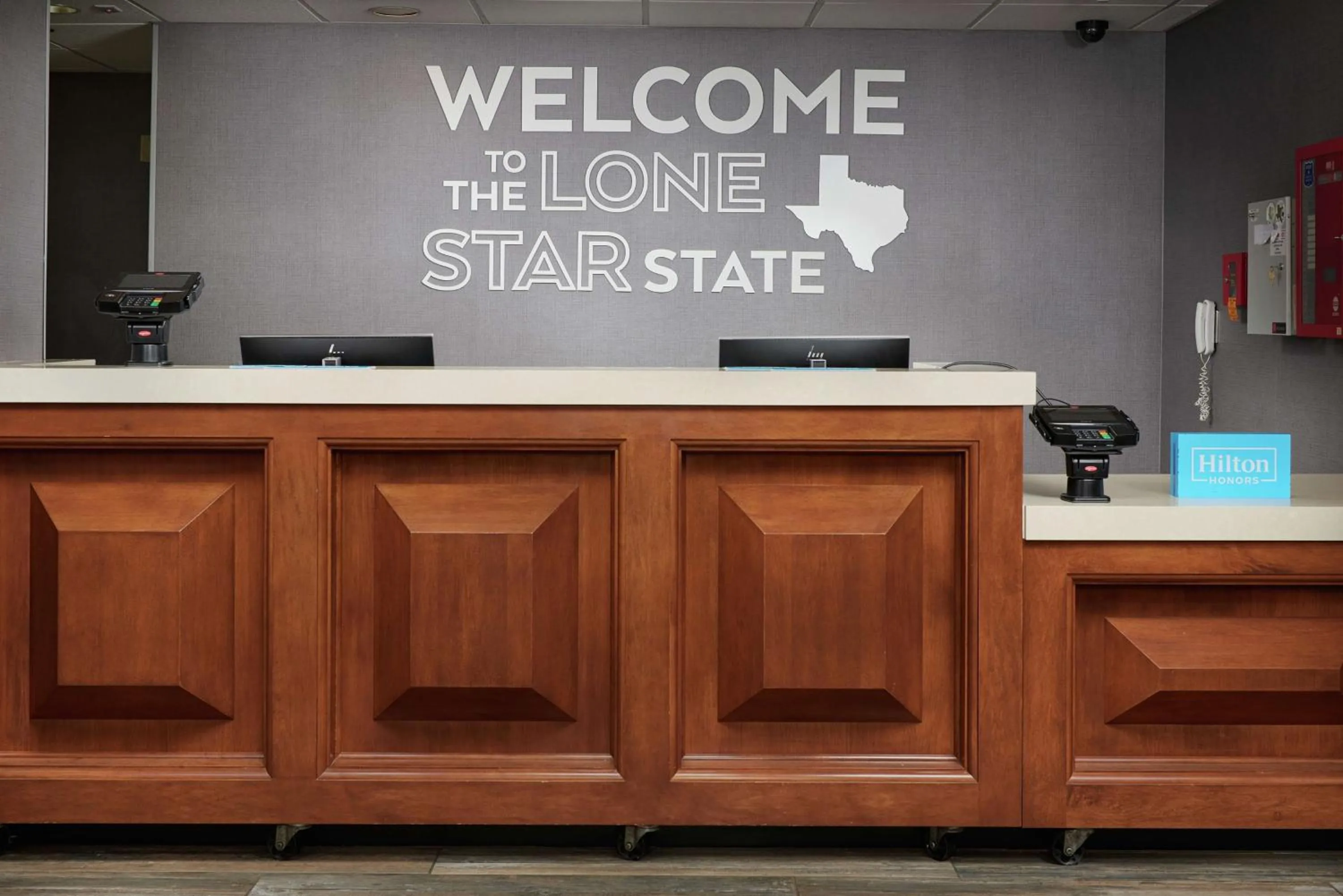 Lobby or reception in Hampton Inn Beaumont