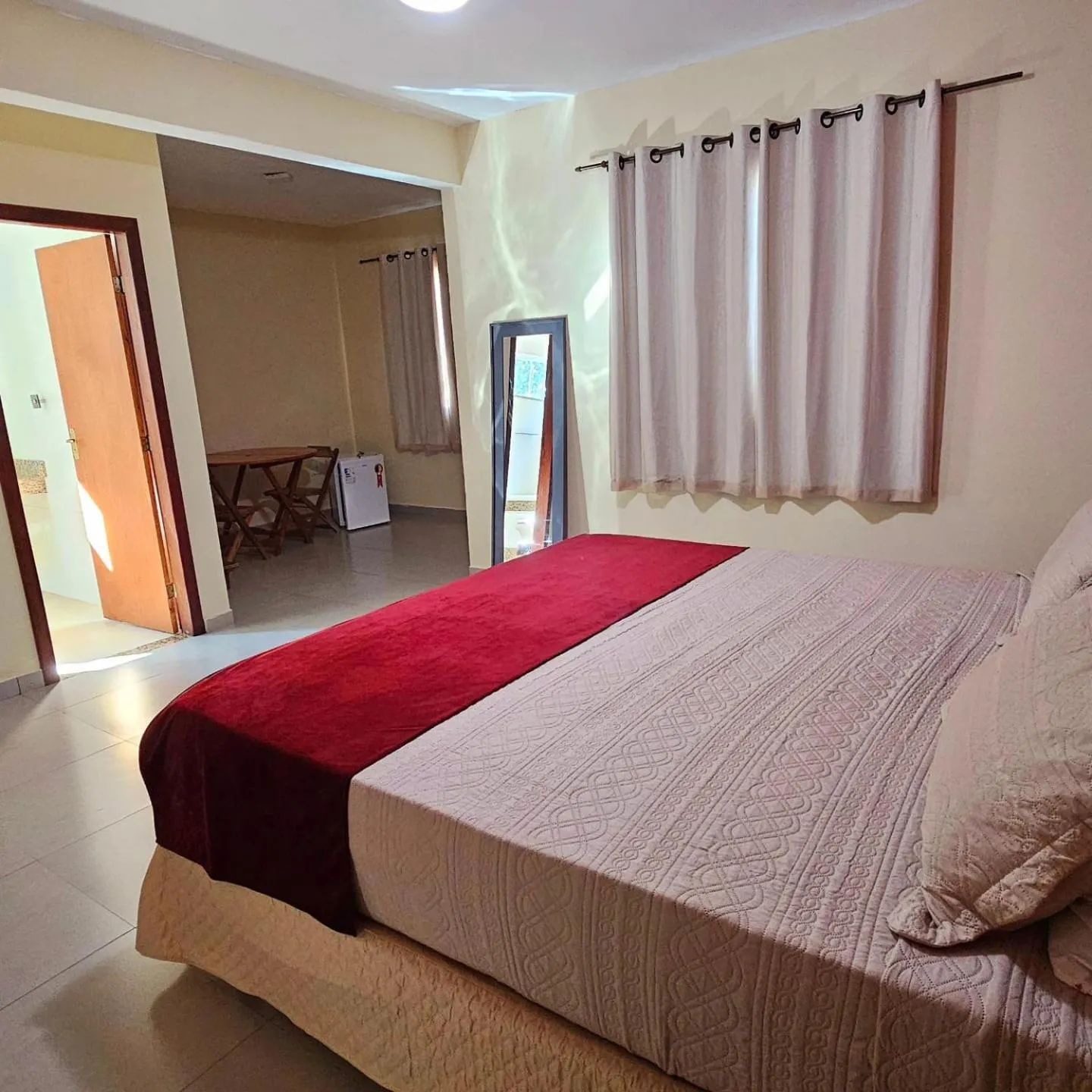 Bed in Hotel Pousada Bambuzal