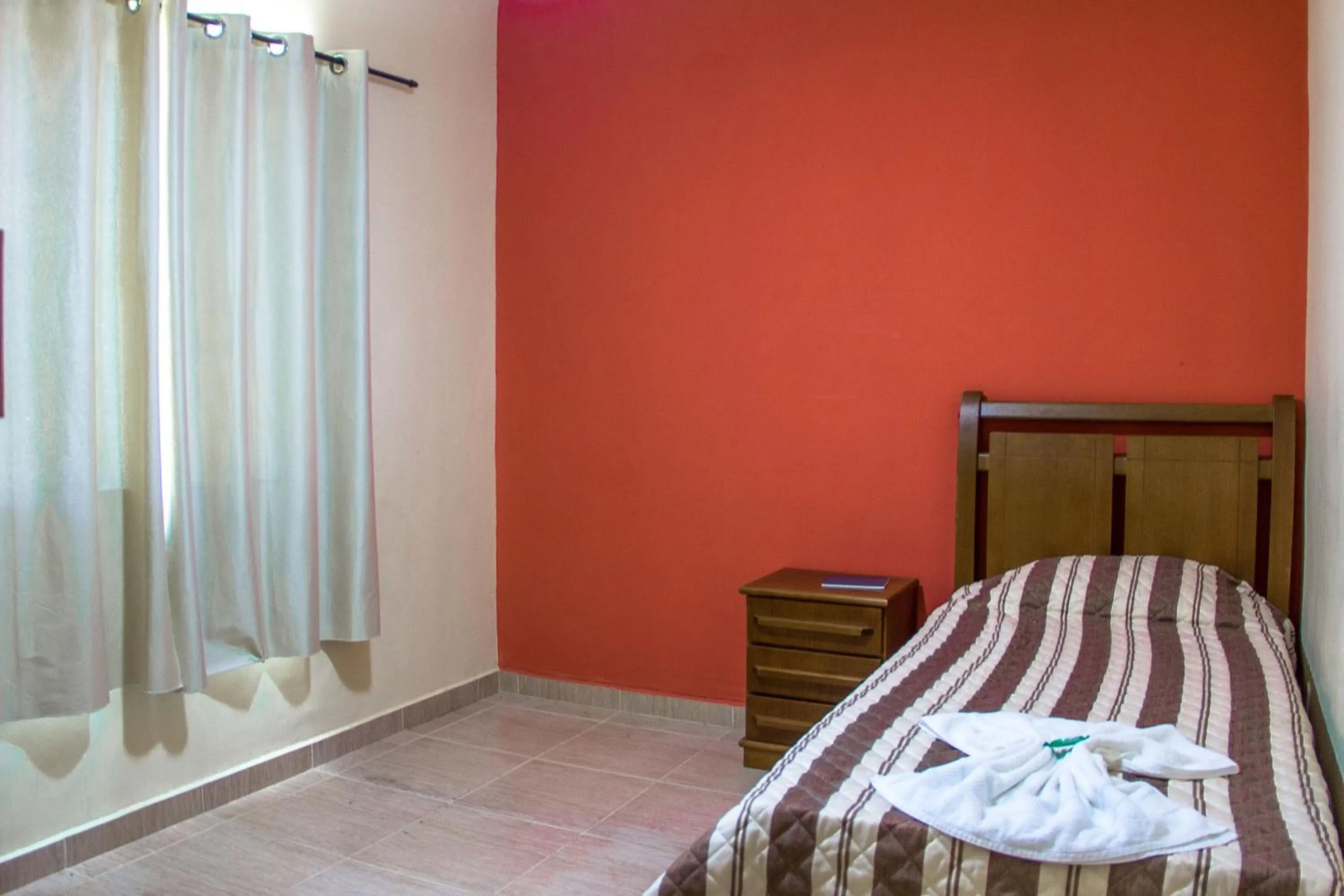 Bed in Hotel Pousada Bambuzal