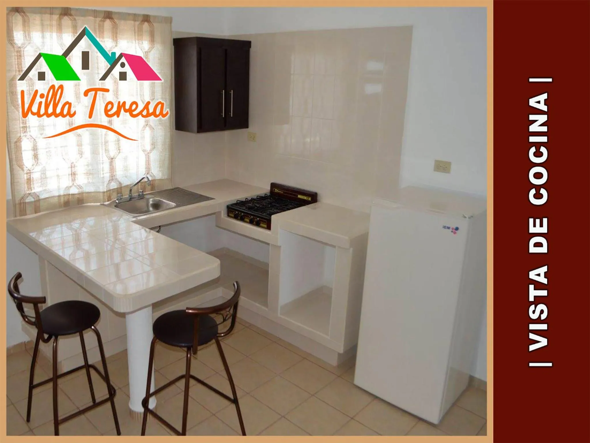 Kitchen or kitchenette in Departamentos & Suites Villa Teresa