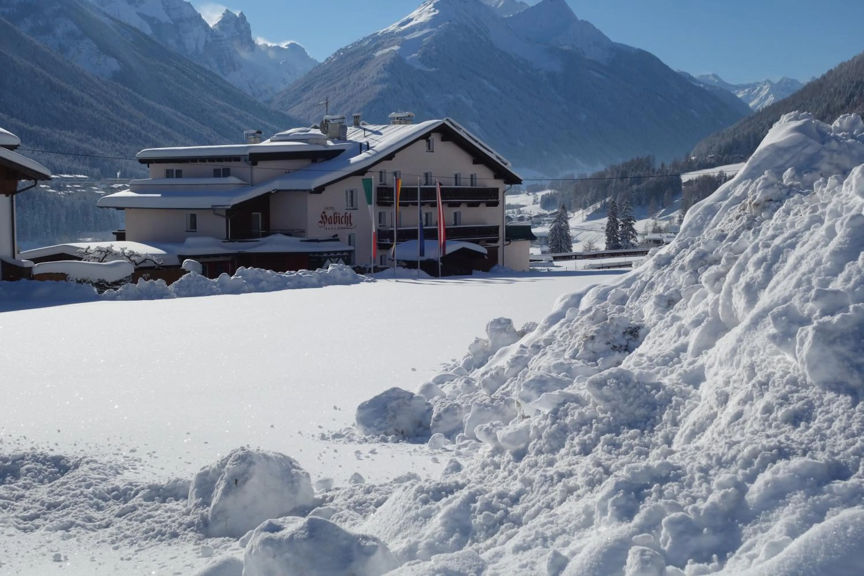 Property building in Hotel Habicht