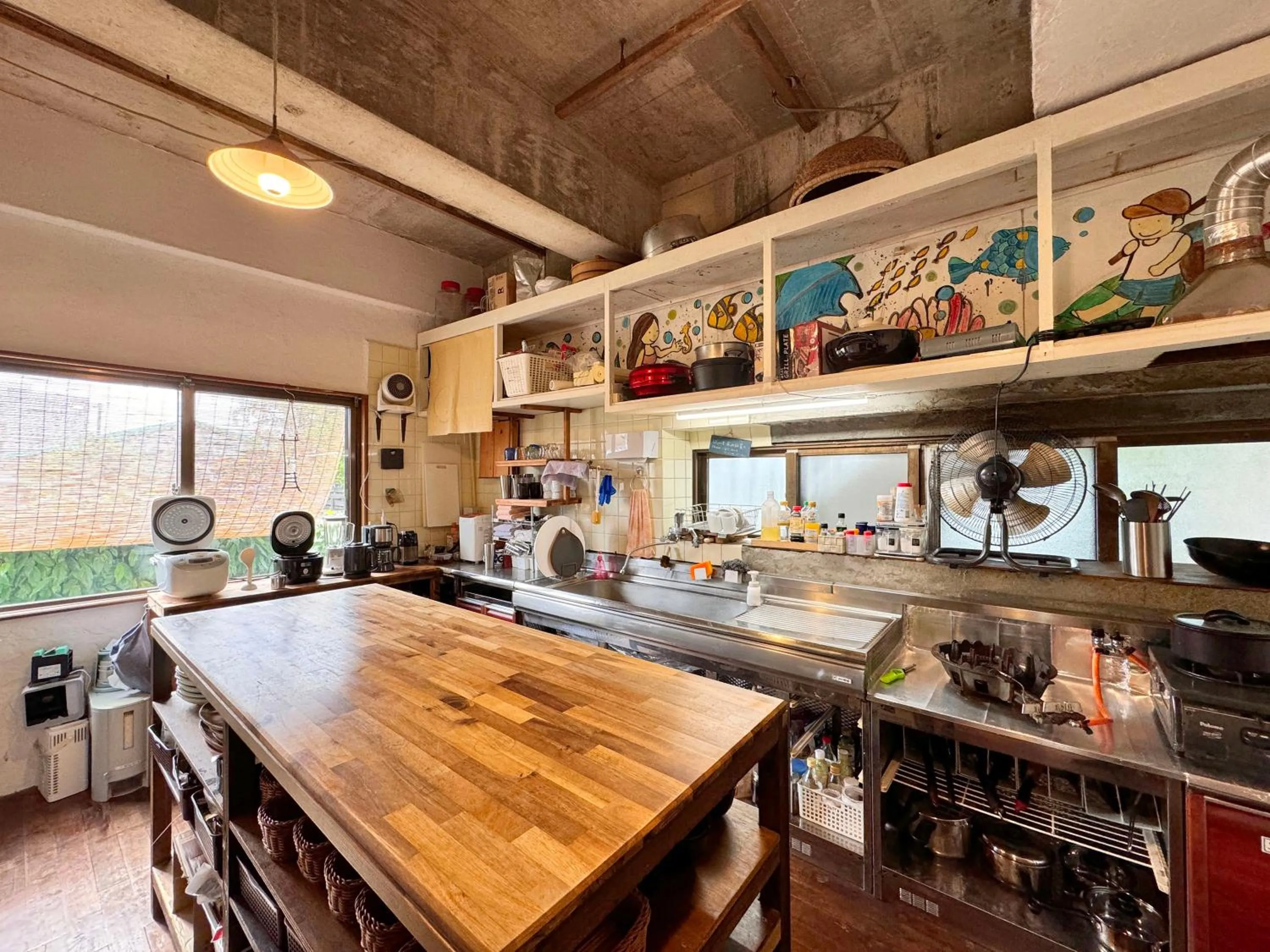 Kitchen or kitchenette in Guesthouse Asibina