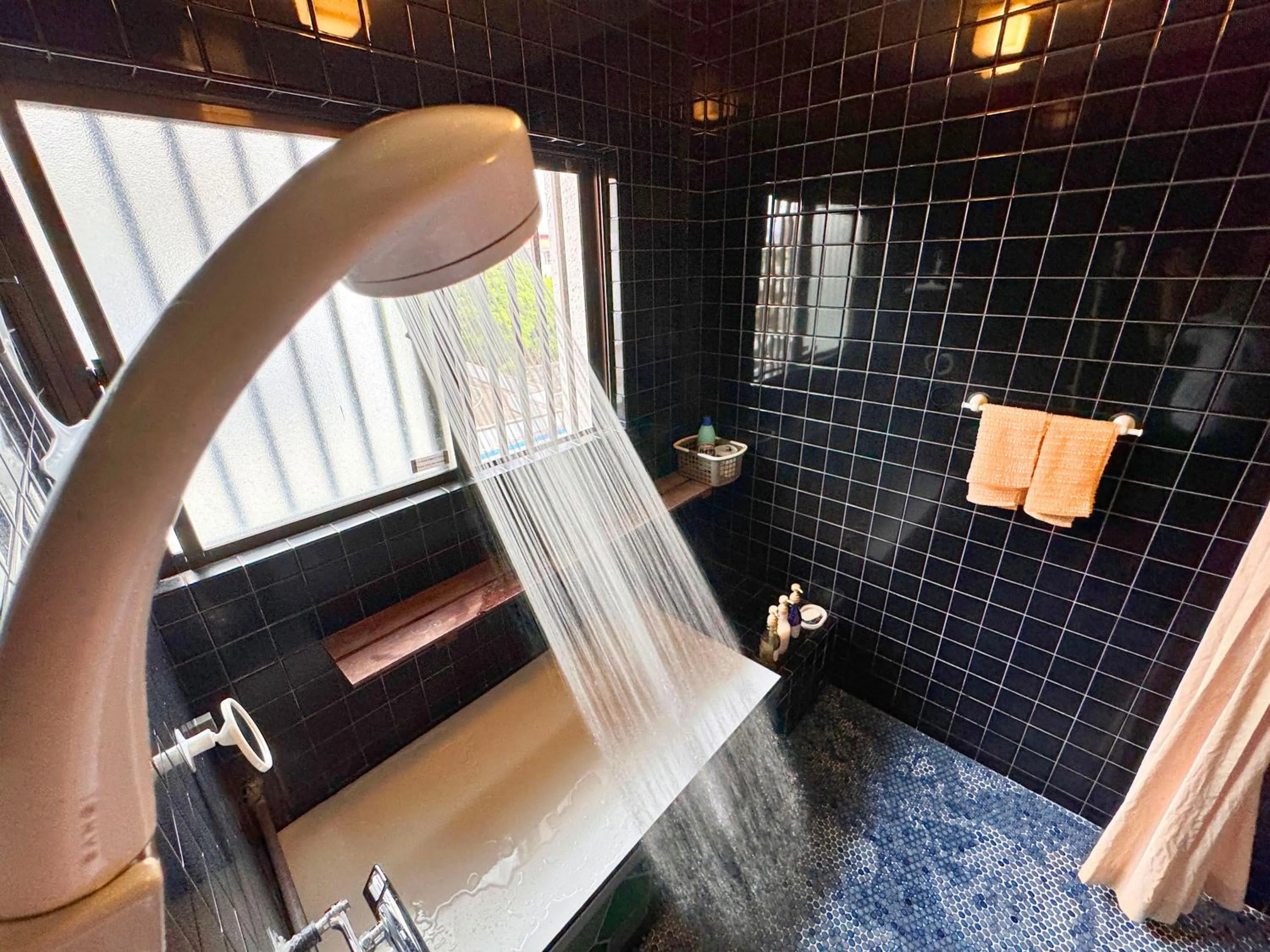 Shower in Guesthouse Asibina