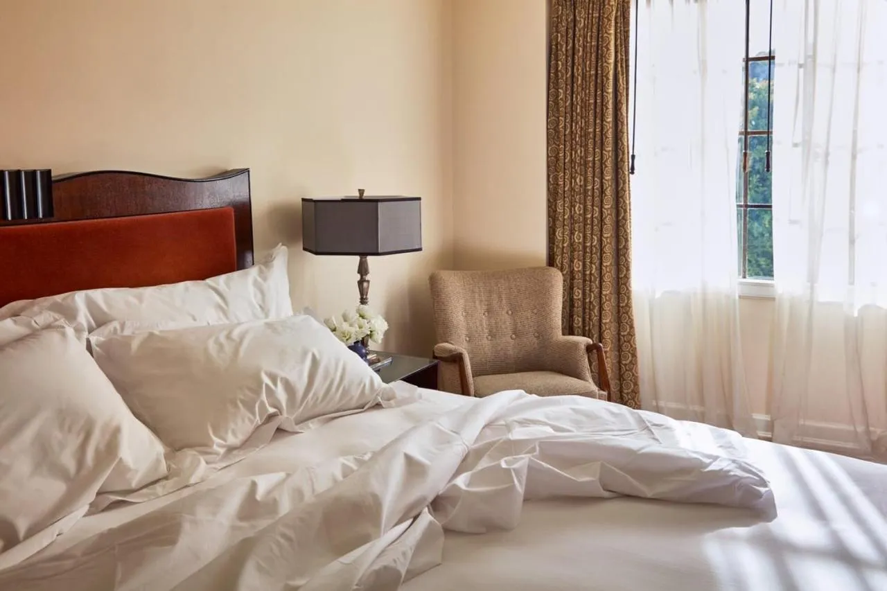 Bed in Chateau Marmont