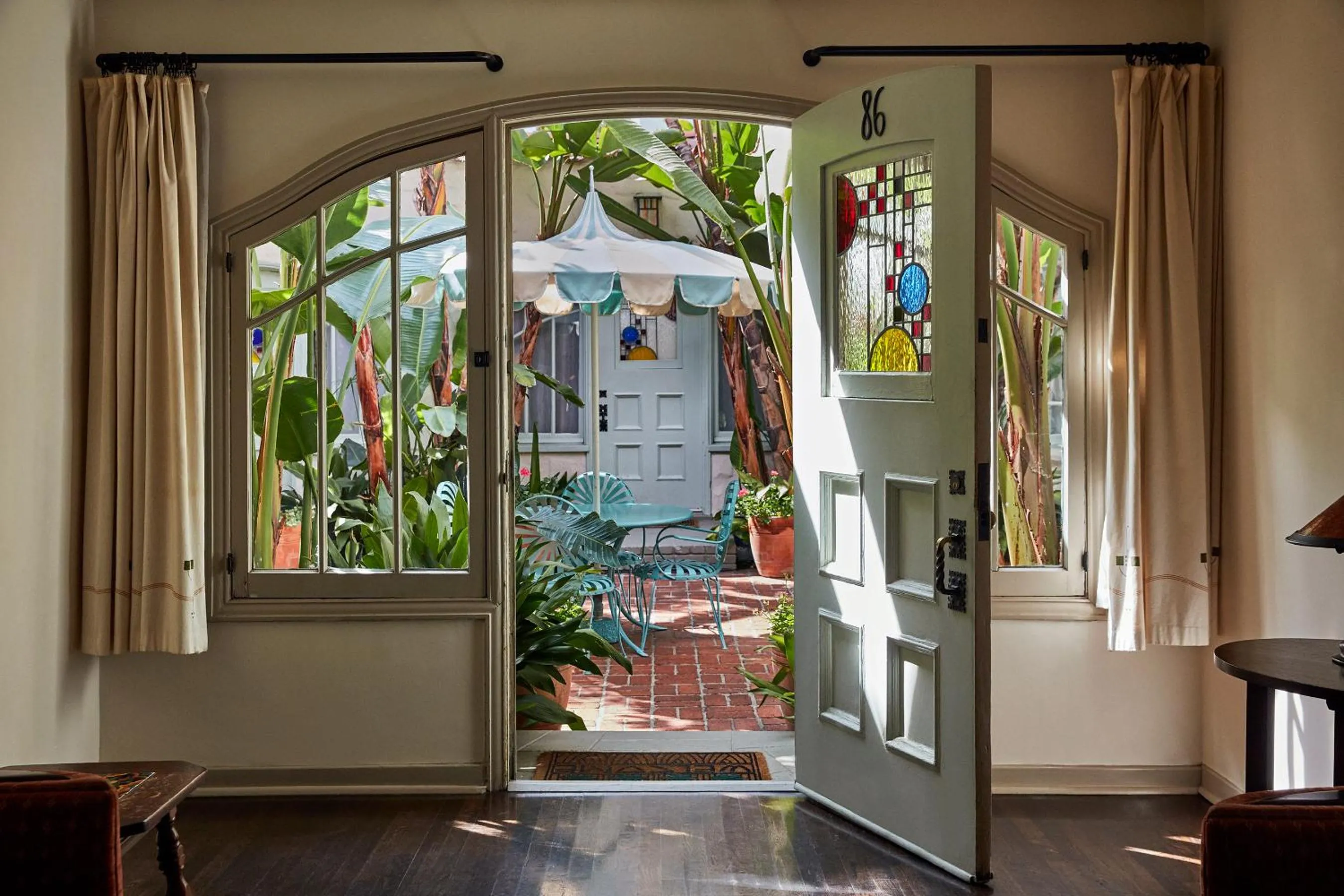 Garden in Chateau Marmont