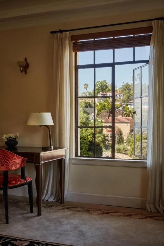 Living room in Chateau Marmont