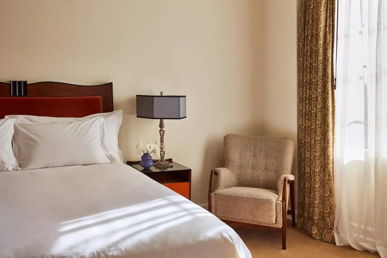 Bed in Chateau Marmont