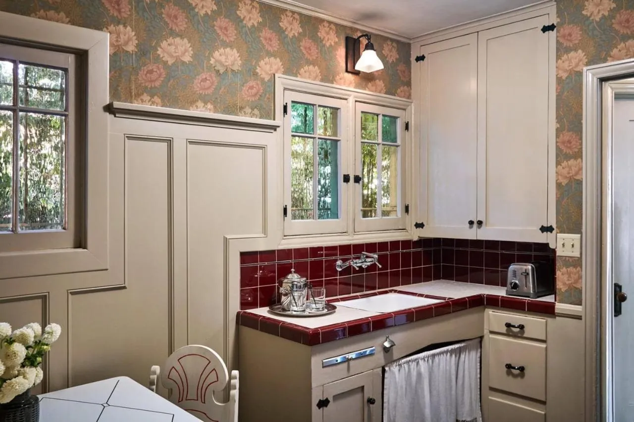 kitchen in Chateau Marmont