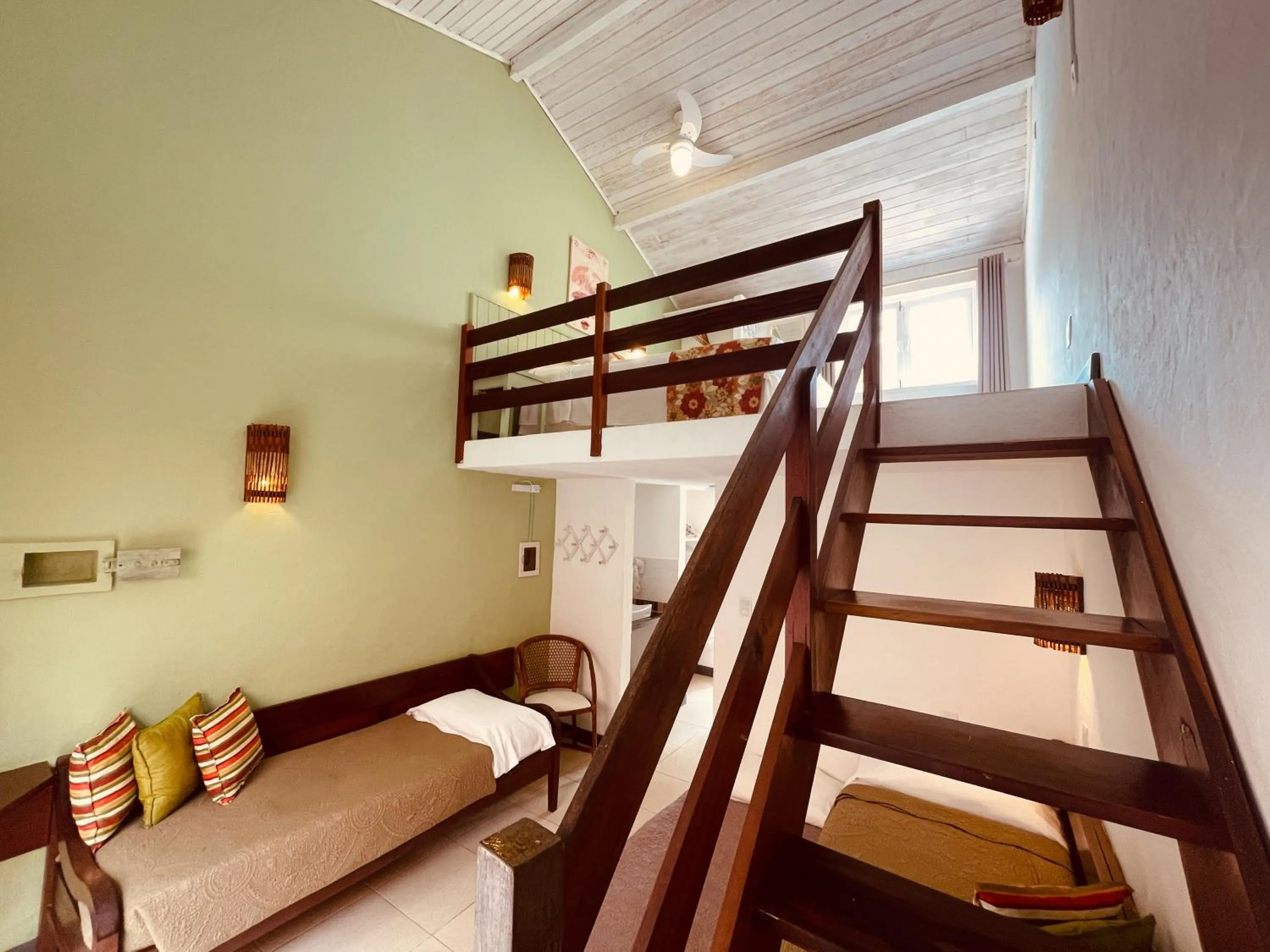 Photo of the whole room, Bed in Pousada Tatuapara