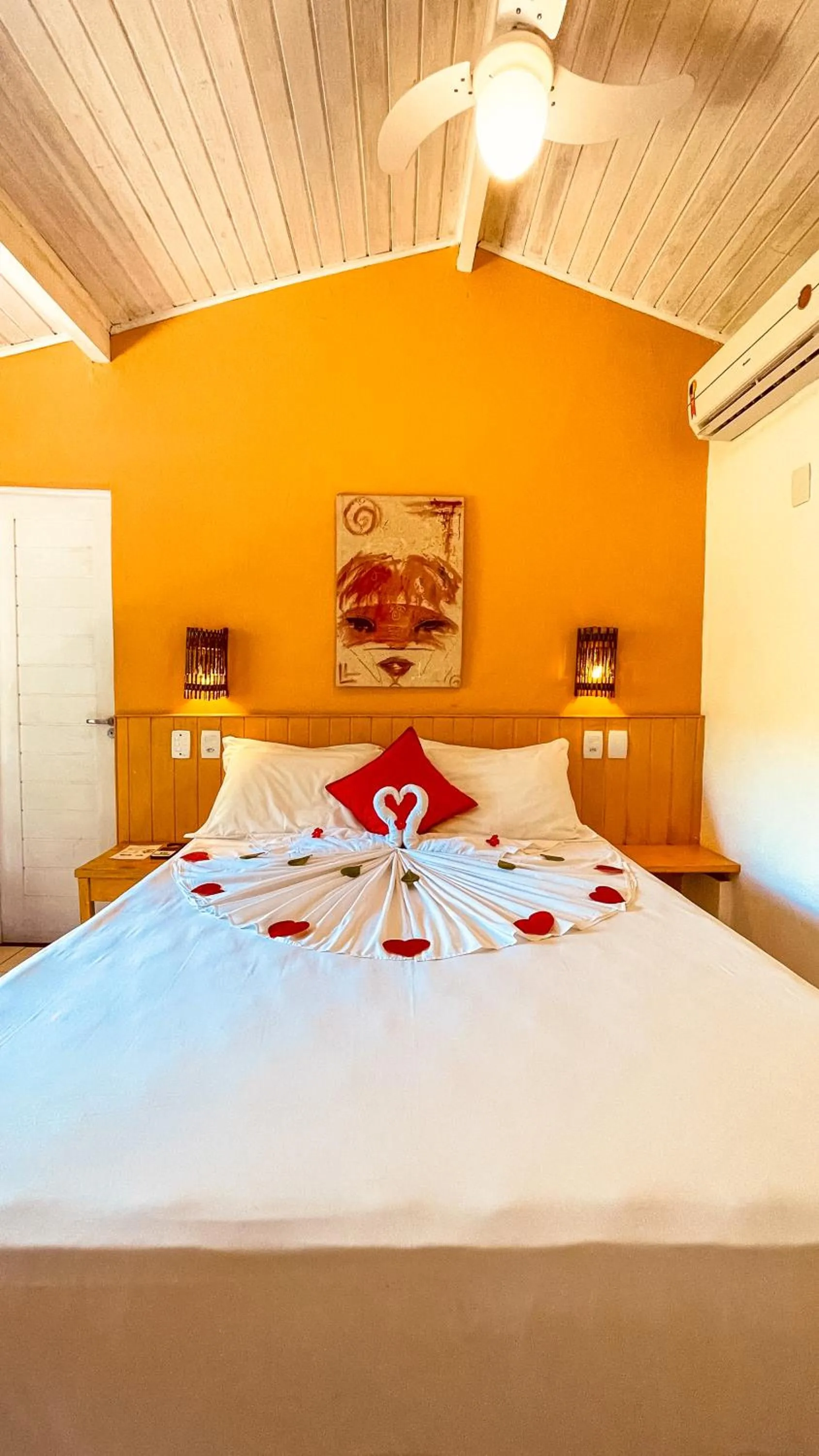 Bed in Pousada Tatuapara