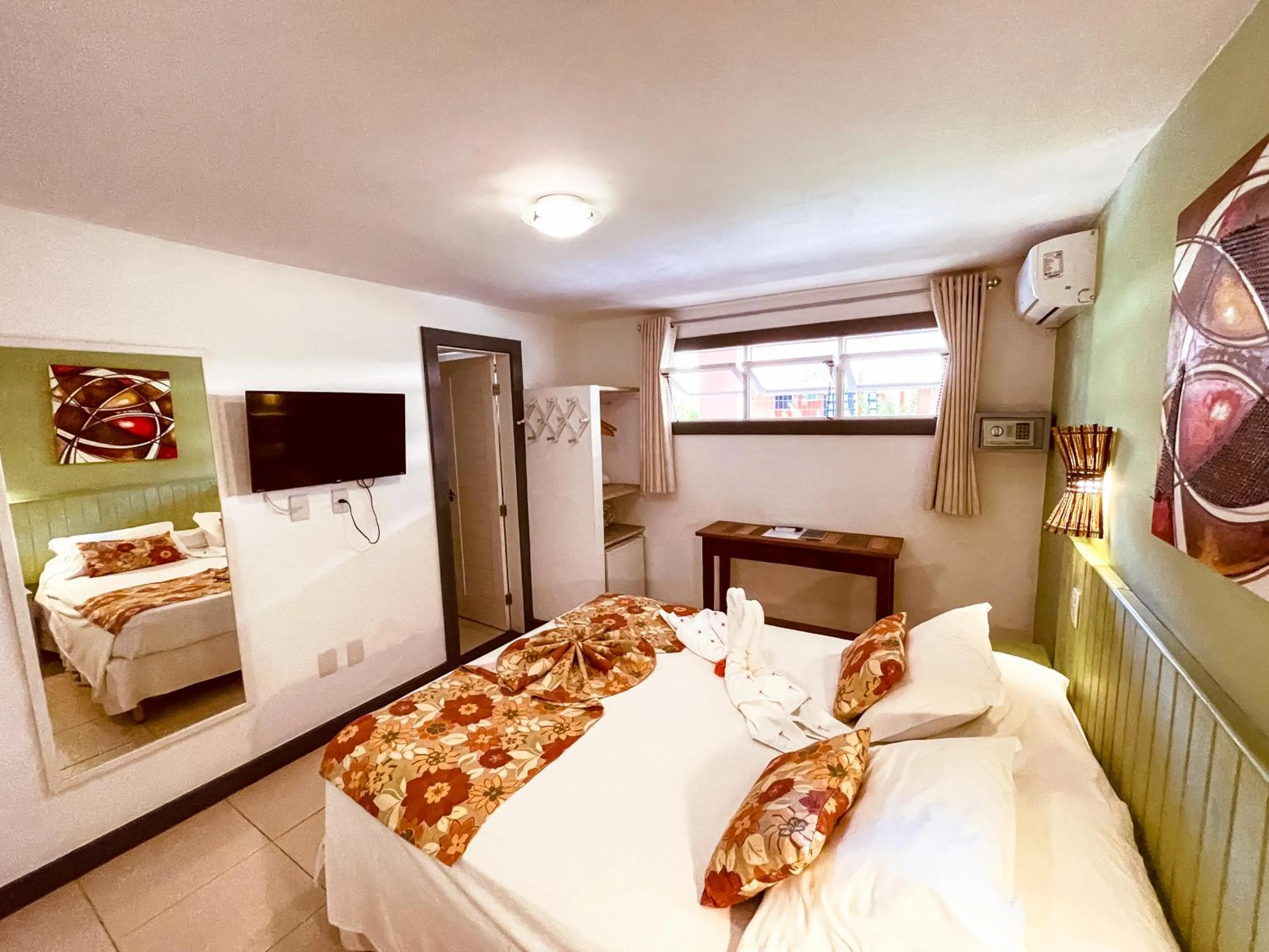 TV and multimedia, Bed in Pousada Tatuapara