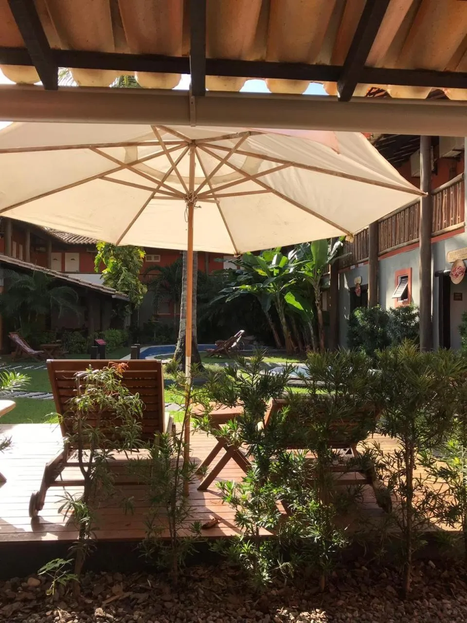 Patio in Pousada Tatuapara