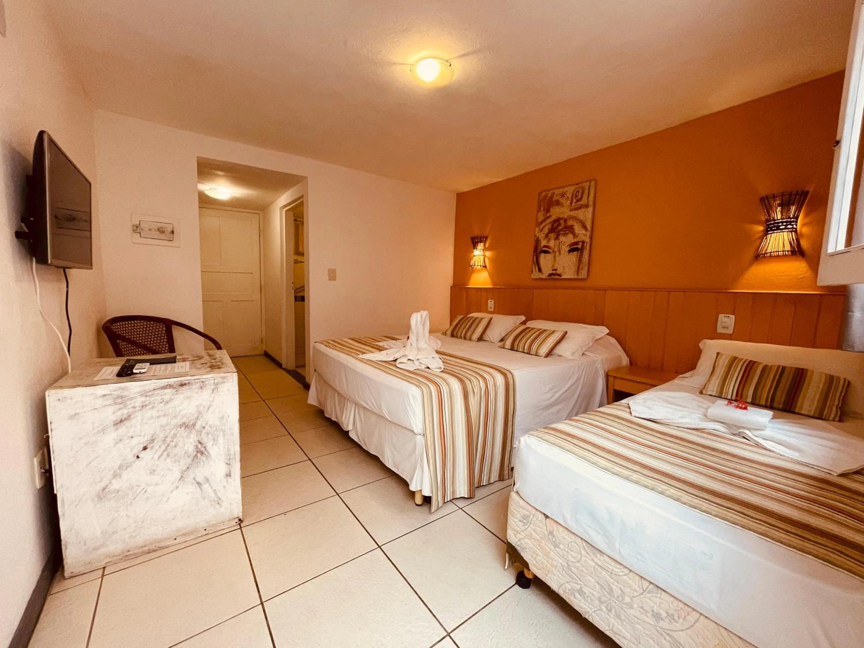 Bed in Pousada Tatuapara