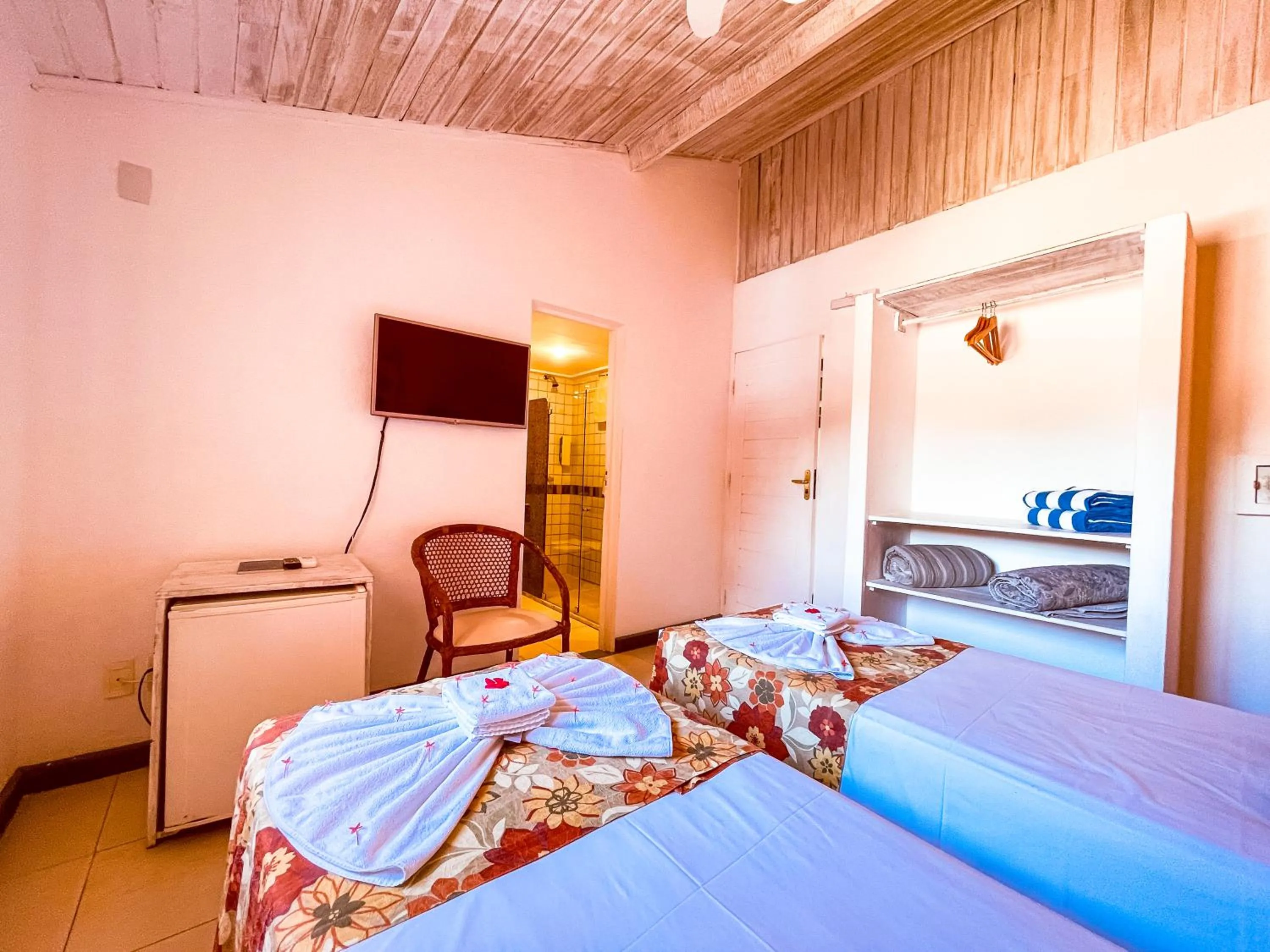 Bed in Pousada Tatuapara