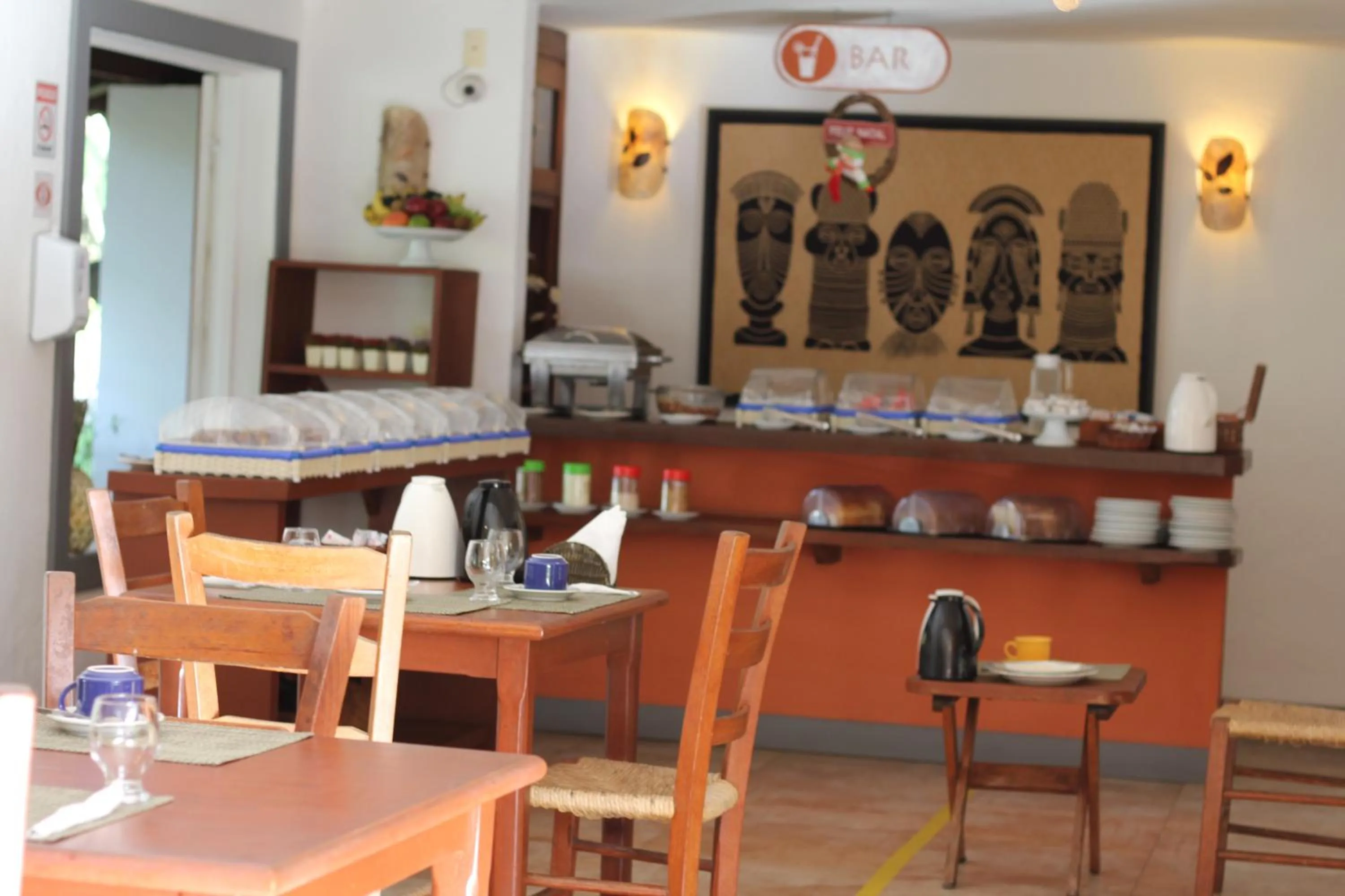 Dining area in Pousada Tatuapara