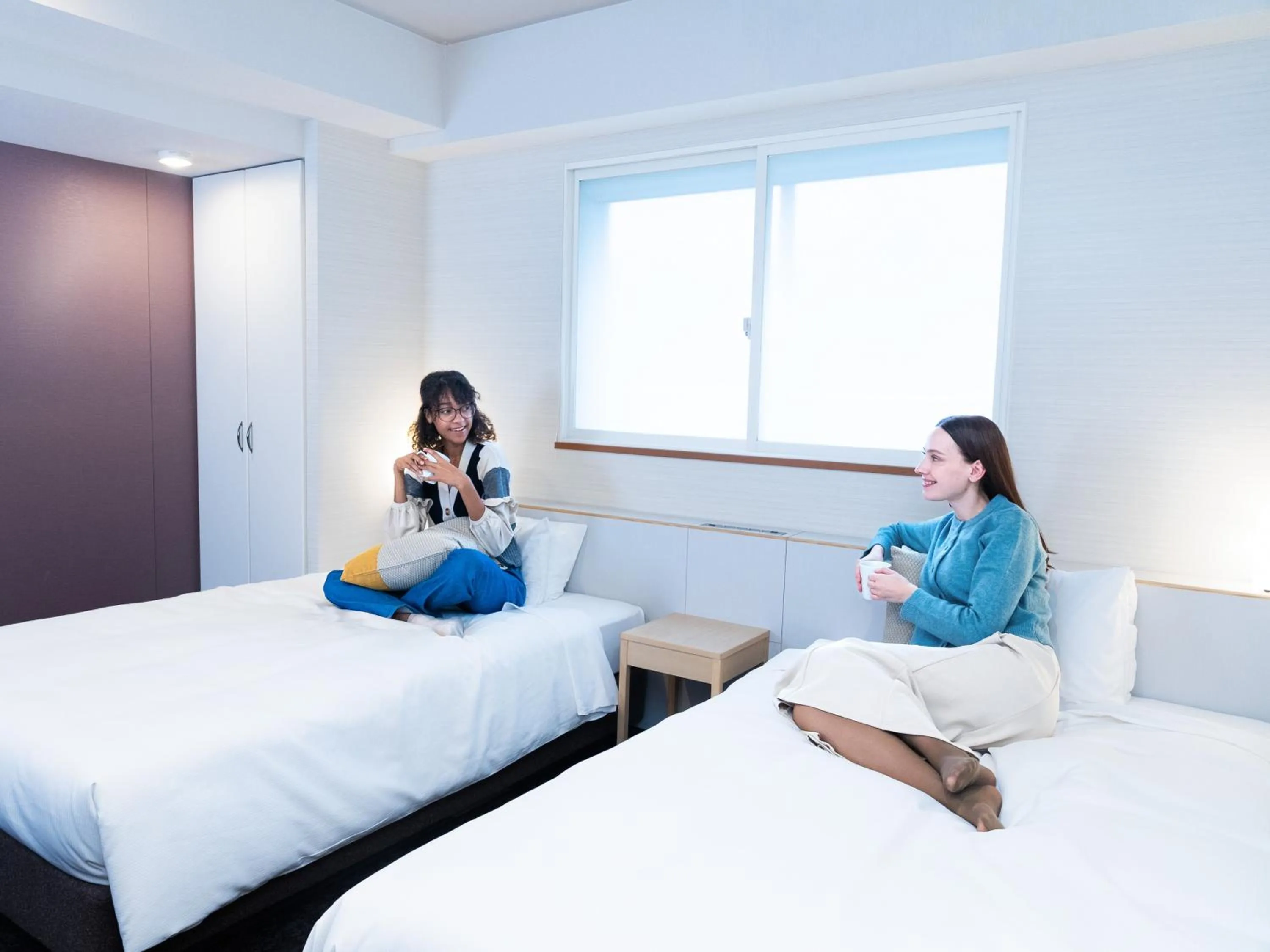 People, Bed in Tokyu Stay Tsukiji - Tokyo Ginza Area