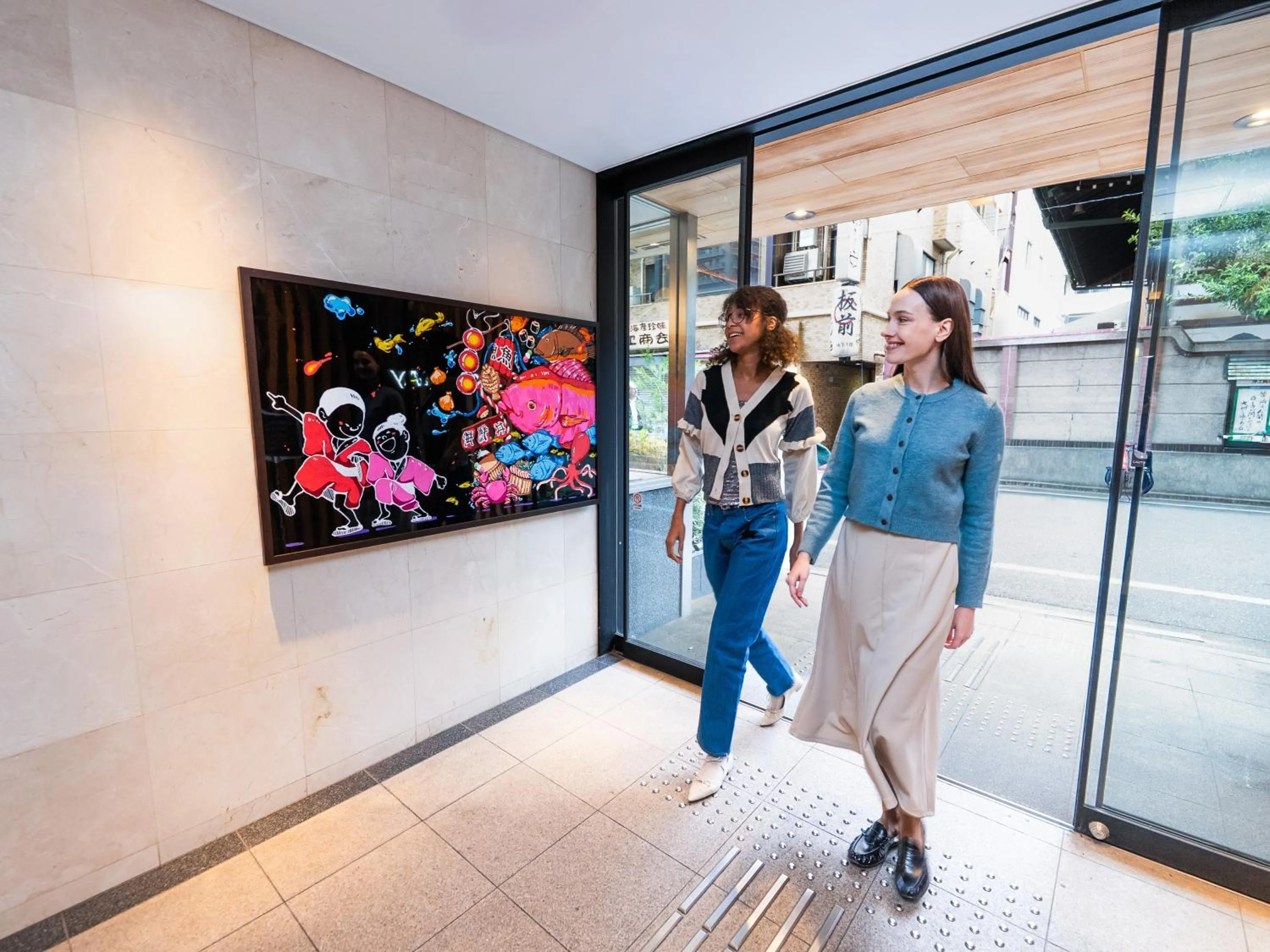 People in Tokyu Stay Tsukiji - Tokyo Ginza Area