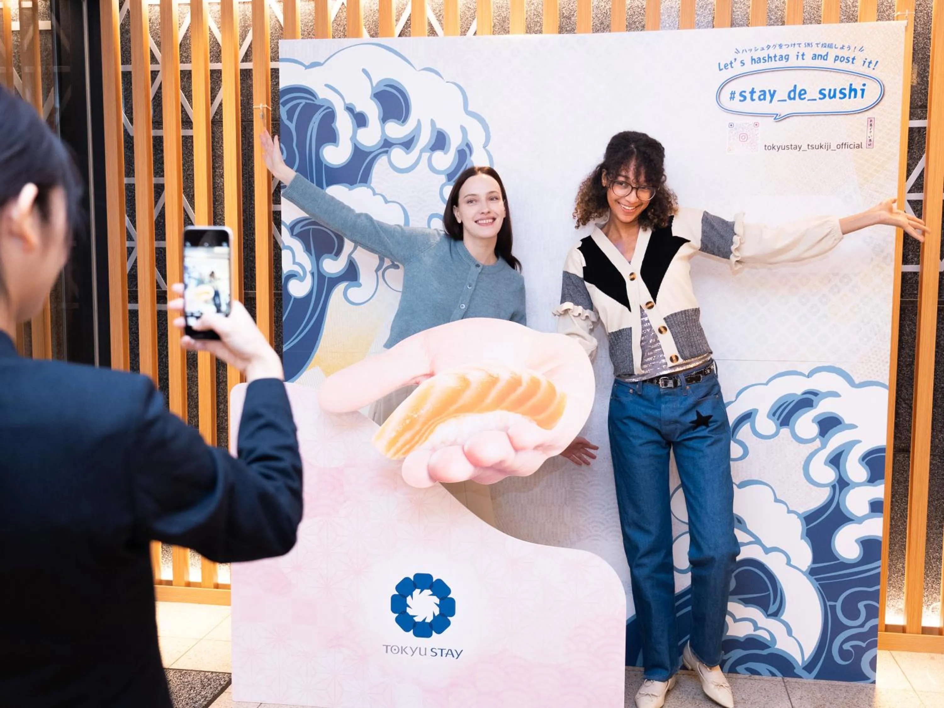 People in Tokyu Stay Tsukiji - Tokyo Ginza Area