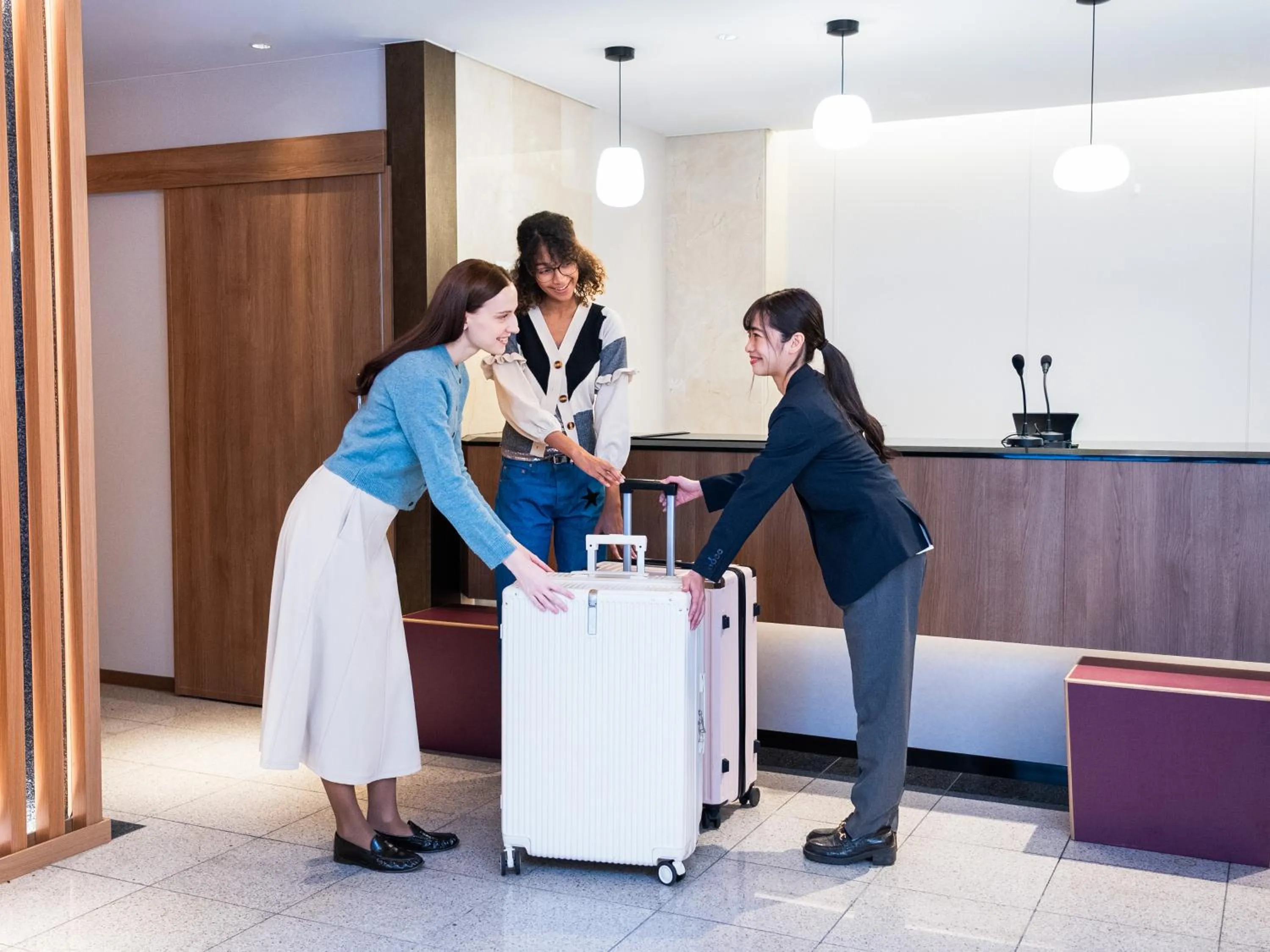 People in Tokyu Stay Tsukiji - Tokyo Ginza Area